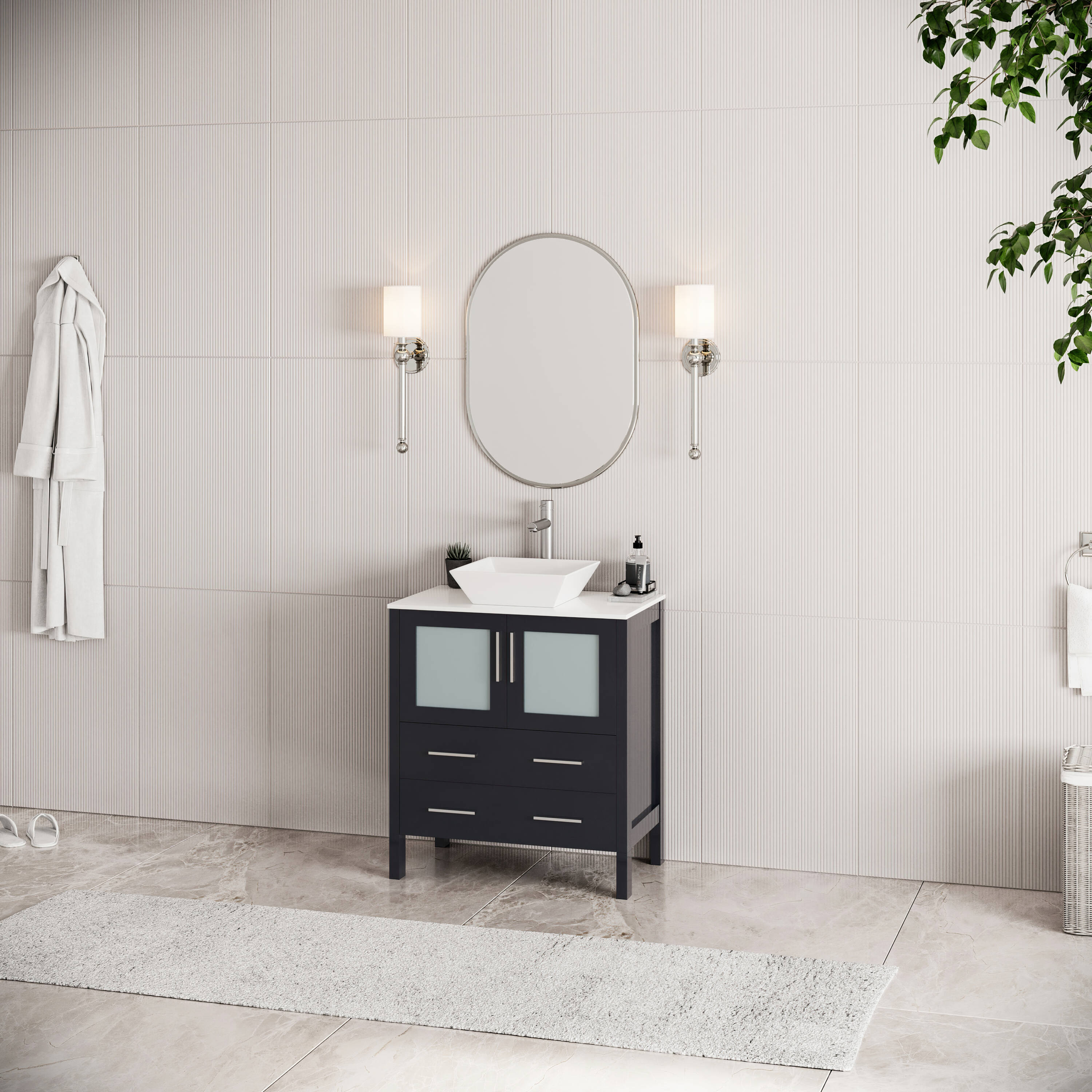 Fresca FCB6230ES-CWH-V Bath-Vanity-Combo - View #5