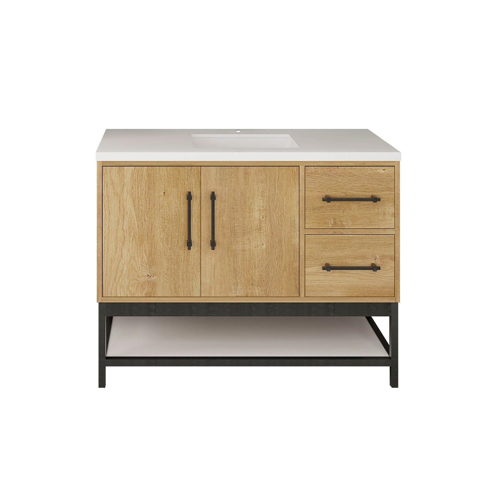 BV Better Vanity VICTORIA42RFM-OAK Bath-Vanity-Combo - View #2