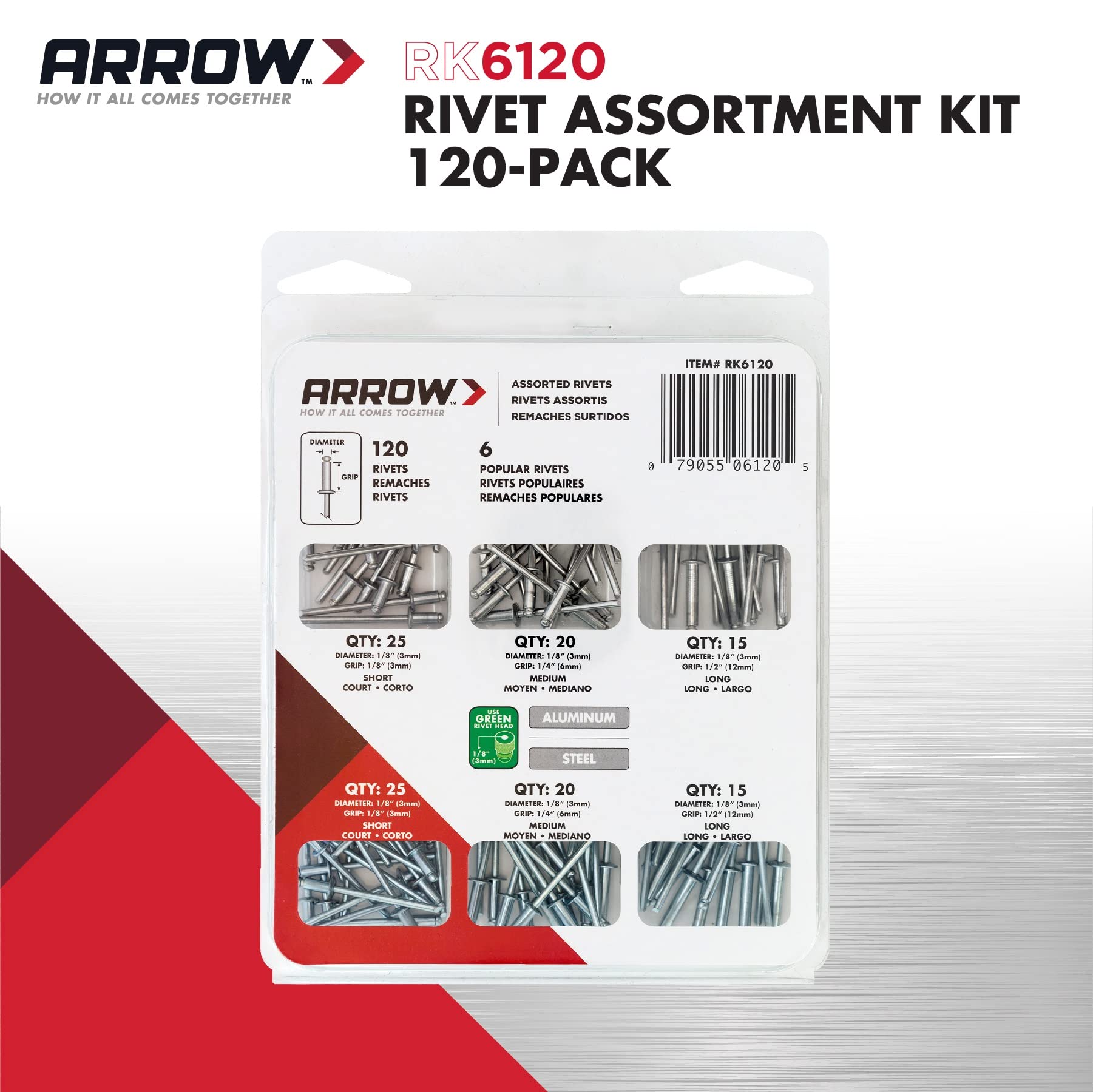 Arrow Fastener RK6120 rivets - View #2