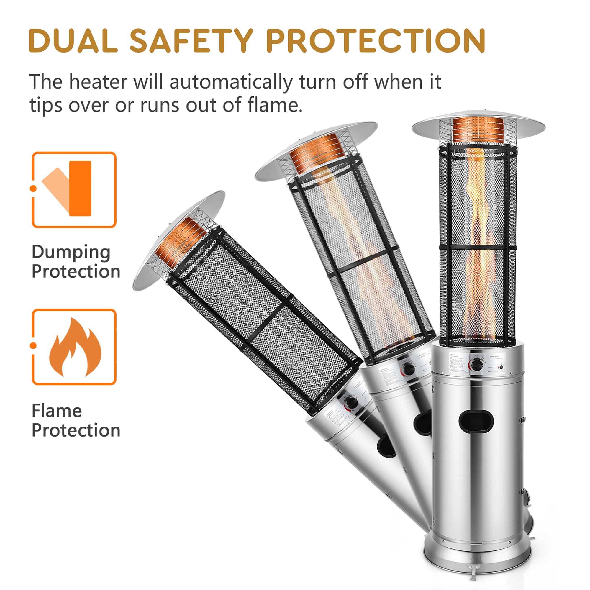 Costway SWL00053 Portable-Liquid-Propane-Heaters - View #7