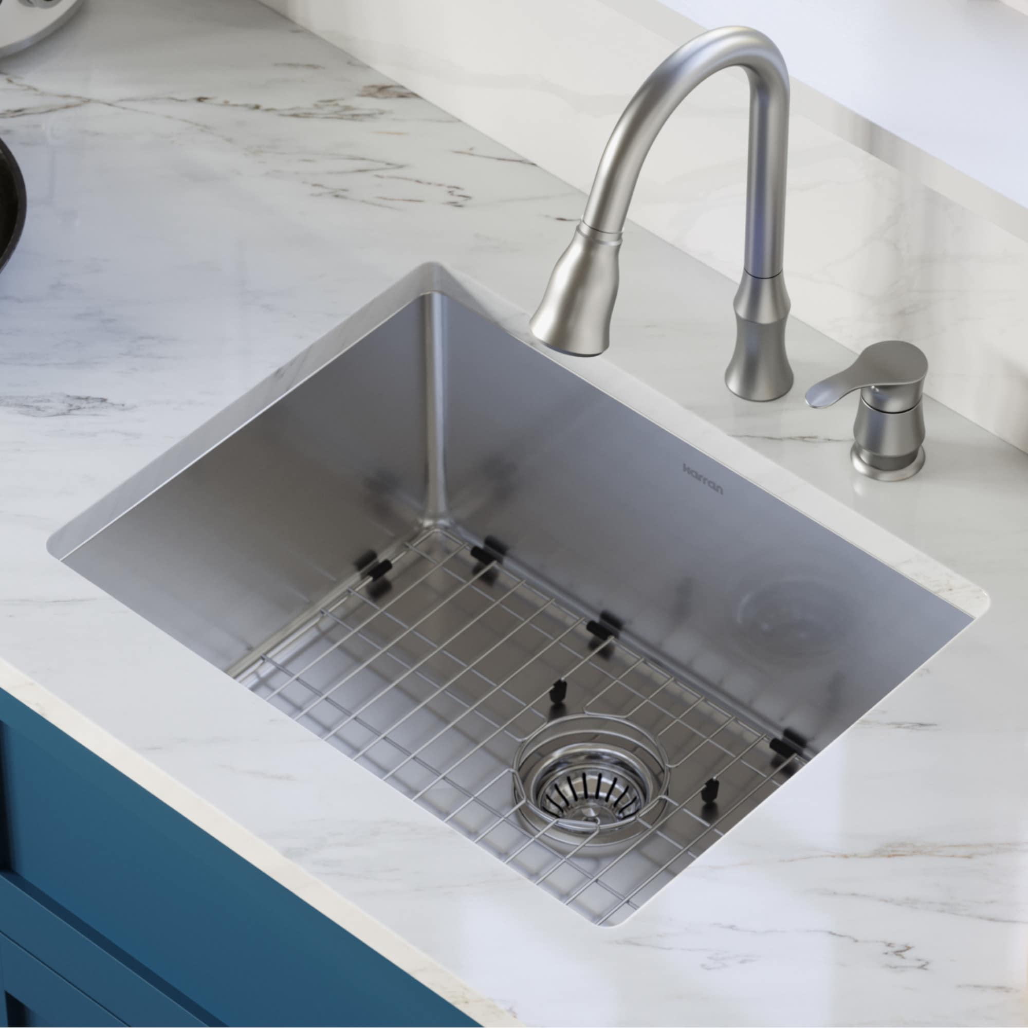 Elite All Stainless 1 Bowl Sink W 18 Drain Board L