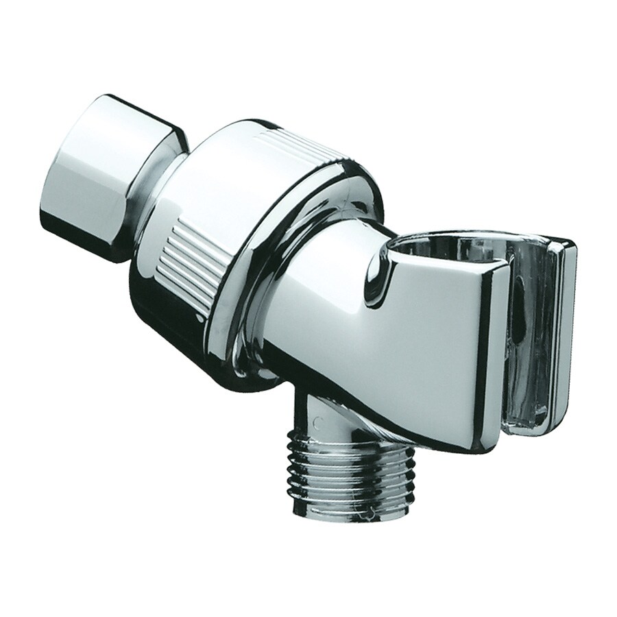 GROHE 1-in Starlight Chrome Bathtub/Shower Hand Shower Holder at Lowes.com