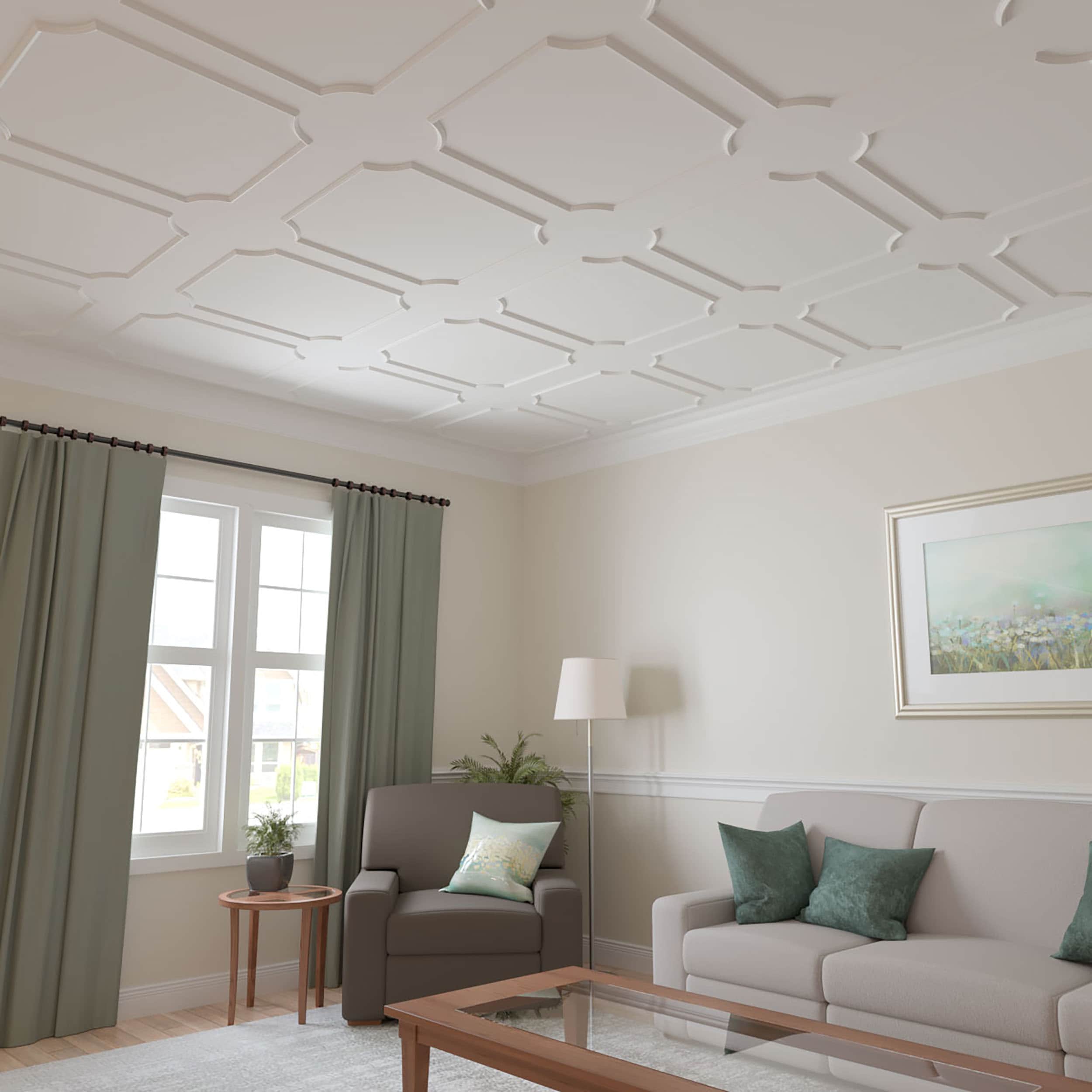 Primed Gray High Density Urethane Classic Panel Moulding