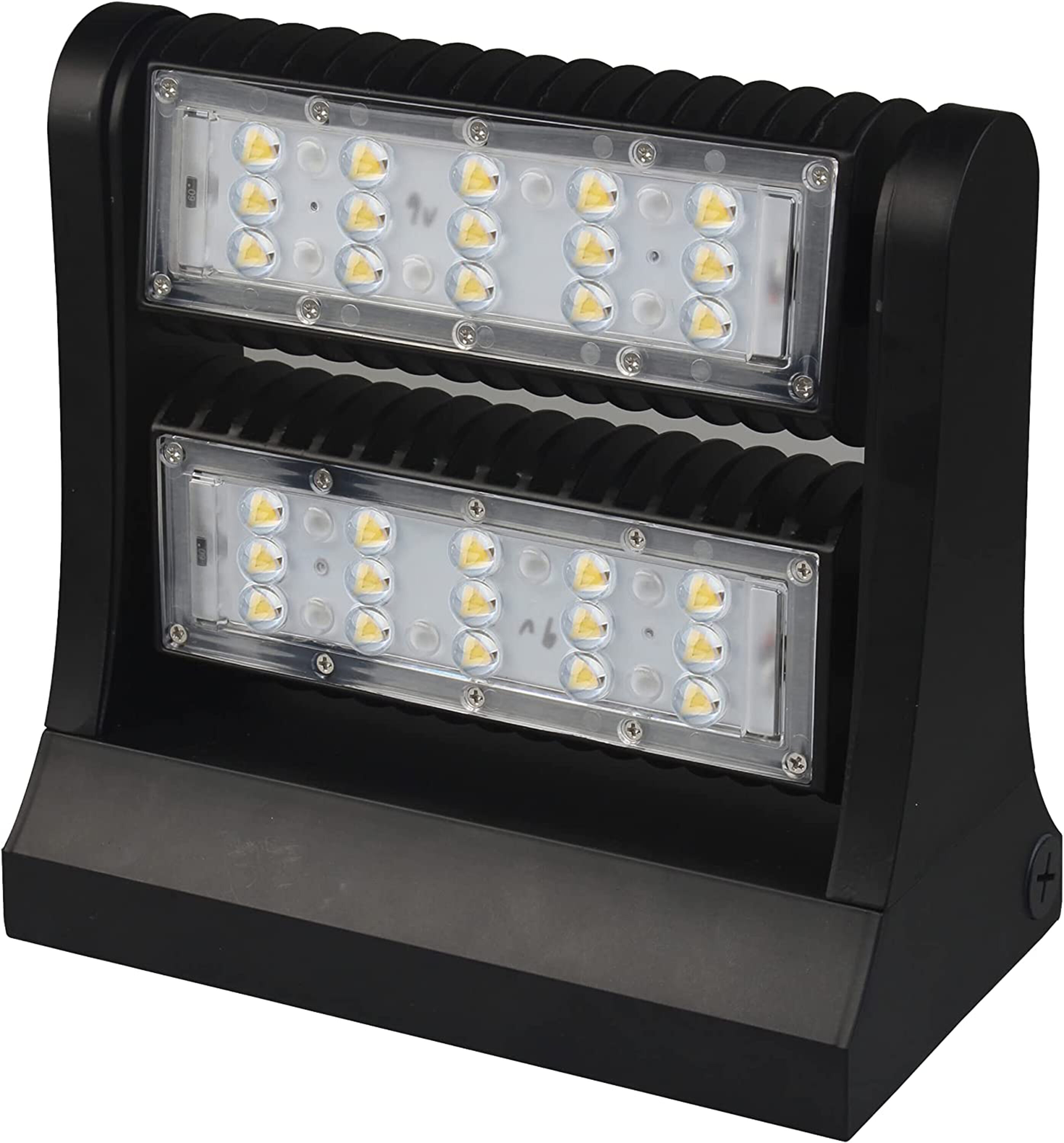 Sunlite LW97095 Black Hardwired LED Outdoor Wall Pack Light 10000 -Lumen