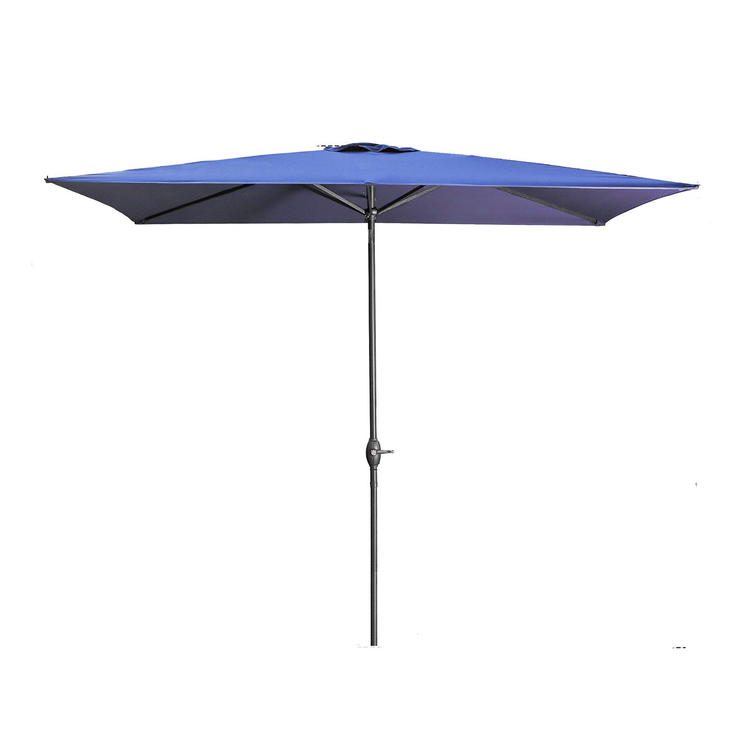SINOFURN SYB180003BN 10-ft Aluminum Garden Patio Umbrella with Lights