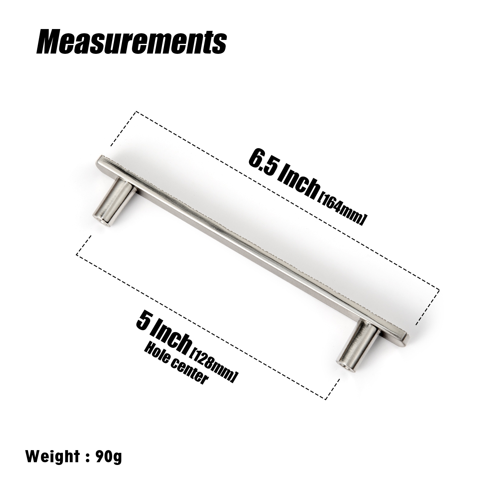 Miaokesen 9617LN-128 Cabinet-Pulls - View #2