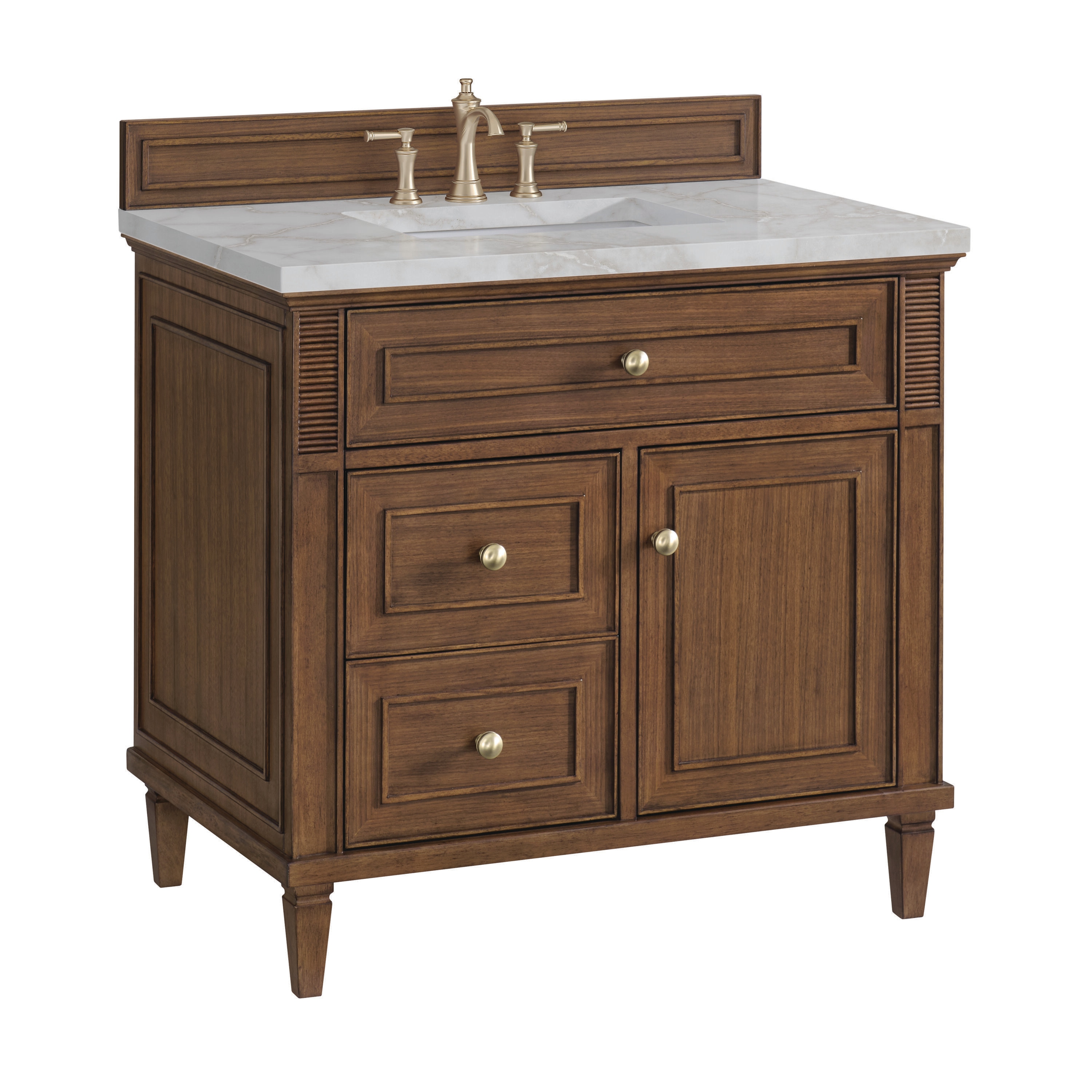 James Martin Vanities 424-V36-WLT-3VSL Bath-Vanity-Combo - View #6