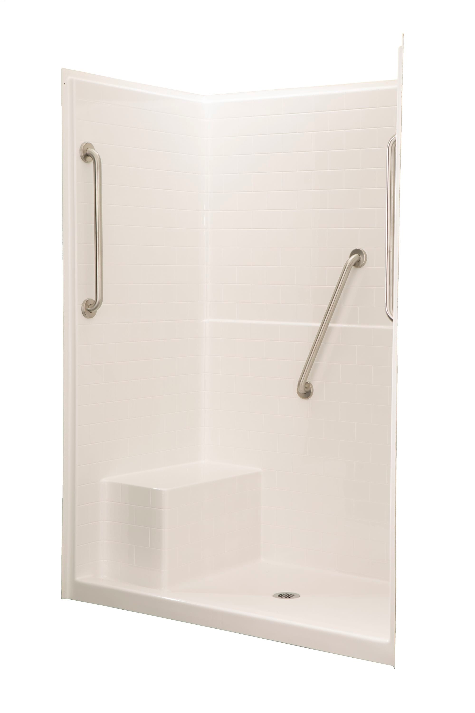 Laurel Mountain 6034SH1SPSTL064 Alcove-Shower-Kit - View #4