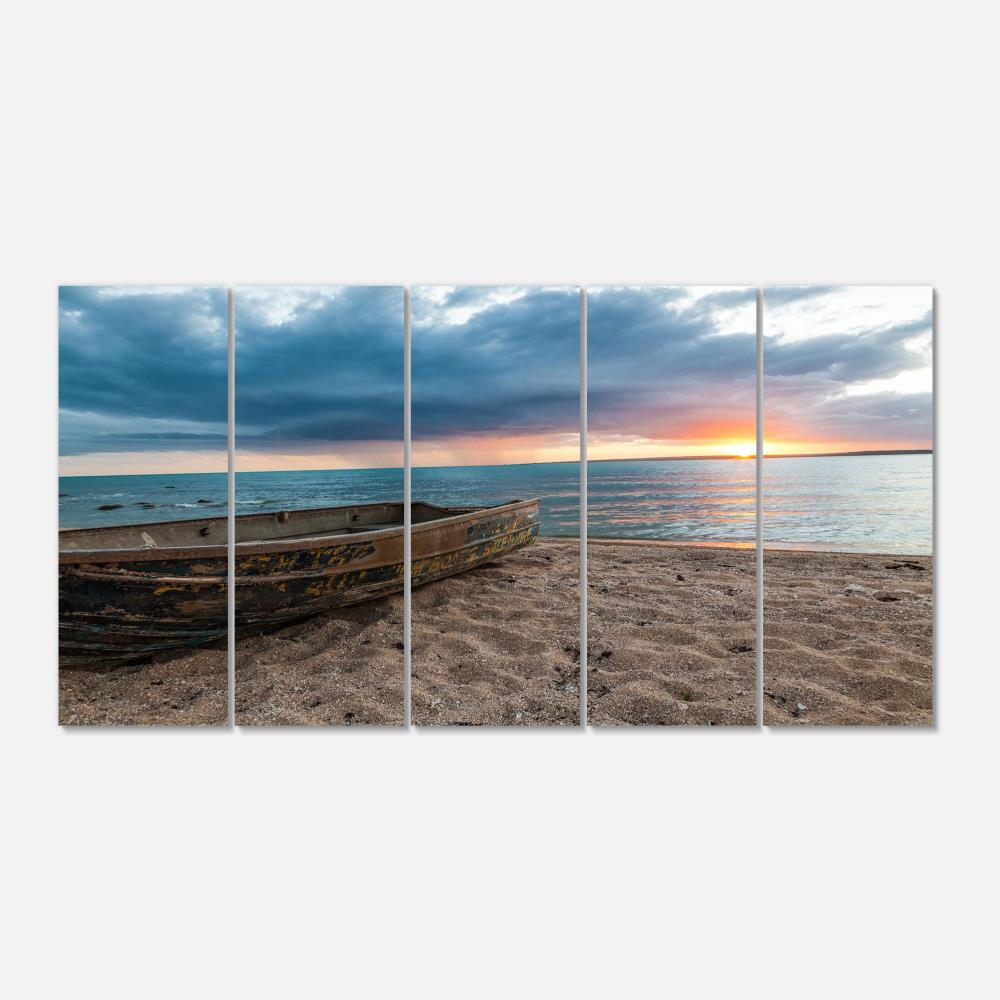 Designart PT10778-401 28-Inches H x 60-Inches W Coastal Canvas Print