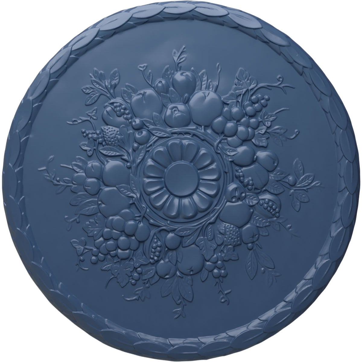 Ekena Millwork CM22ATAMF Anthony Harvest 22.5-in W x 22.5-in L Painted Americana Polyurethane Whole Ceiling Medallion