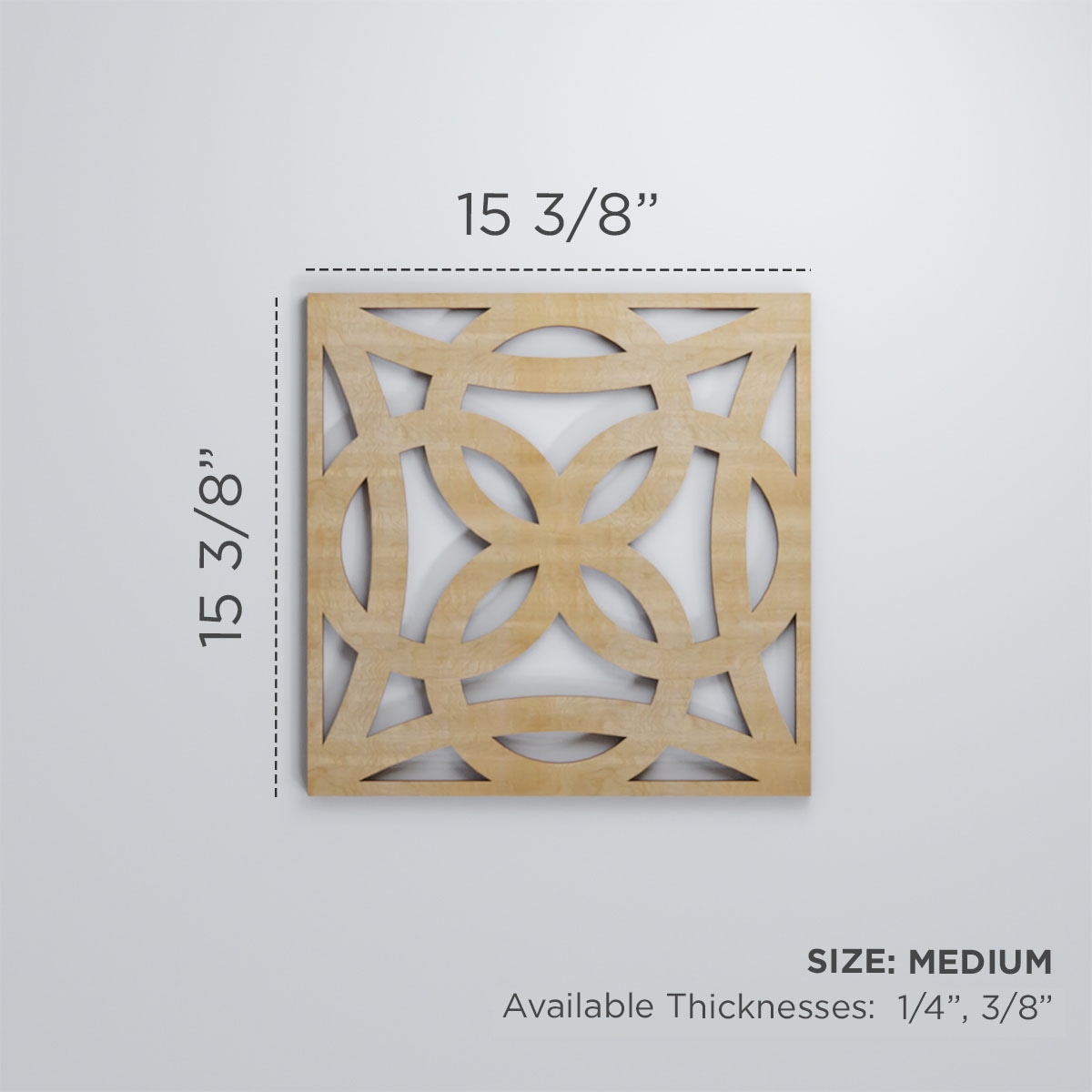 Ekena Millwork WALW16X16X0375BYTRO Wall-Panels - View #3
