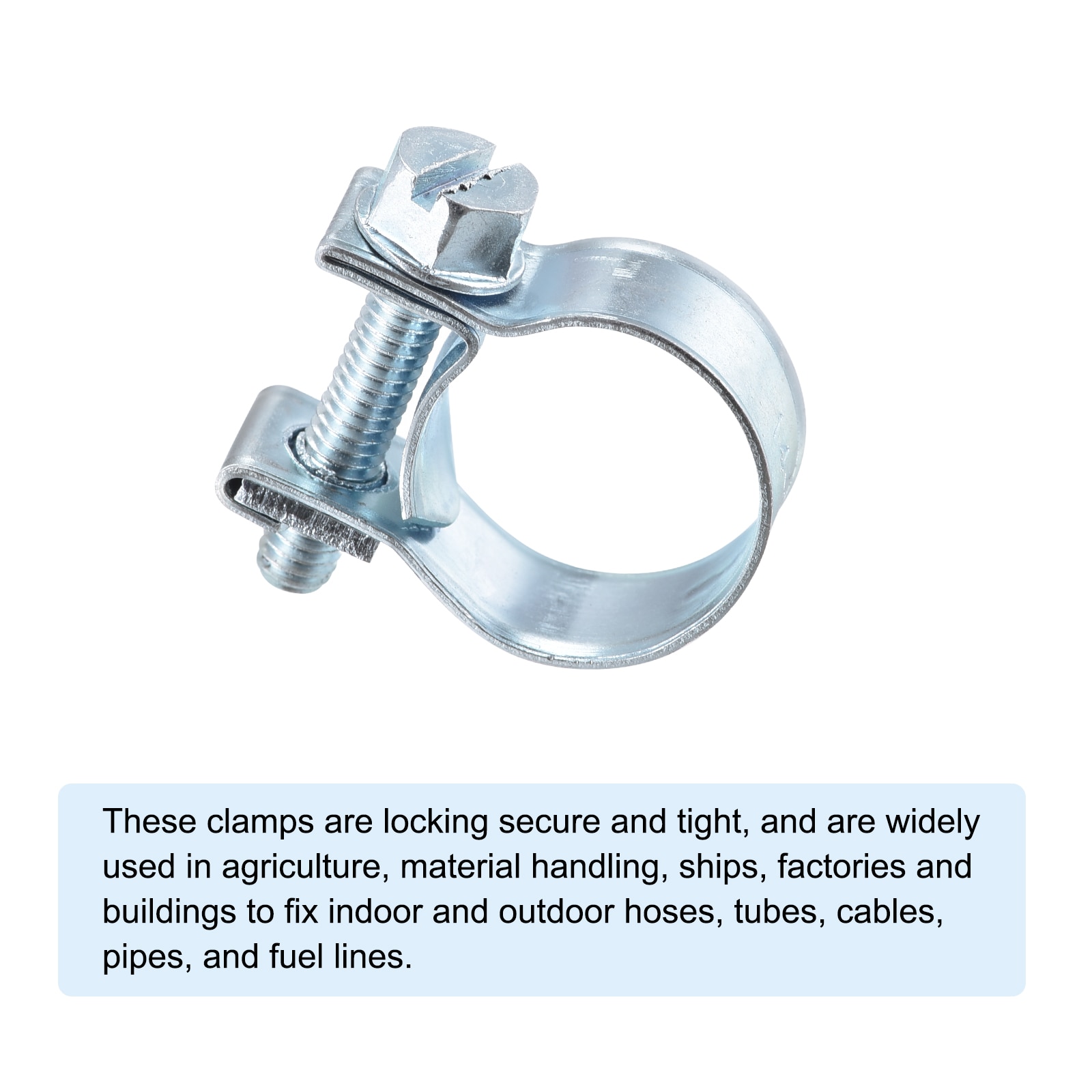 Unique Bargains S26051100UX9001 Pipe-Support-Clamps - View #4