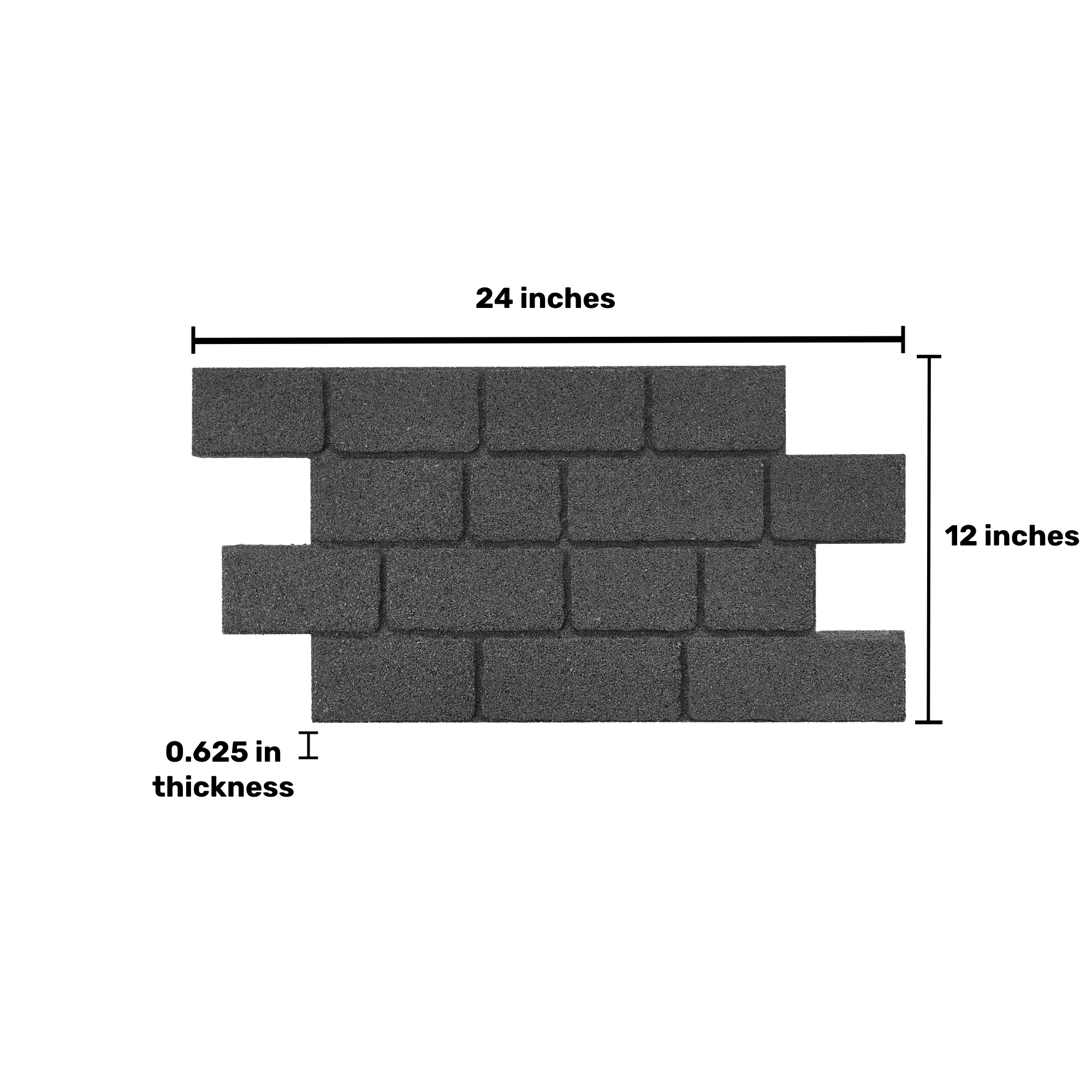 Rubberific DCPV1224DG9 Patio-Stone-Pavers - View #2