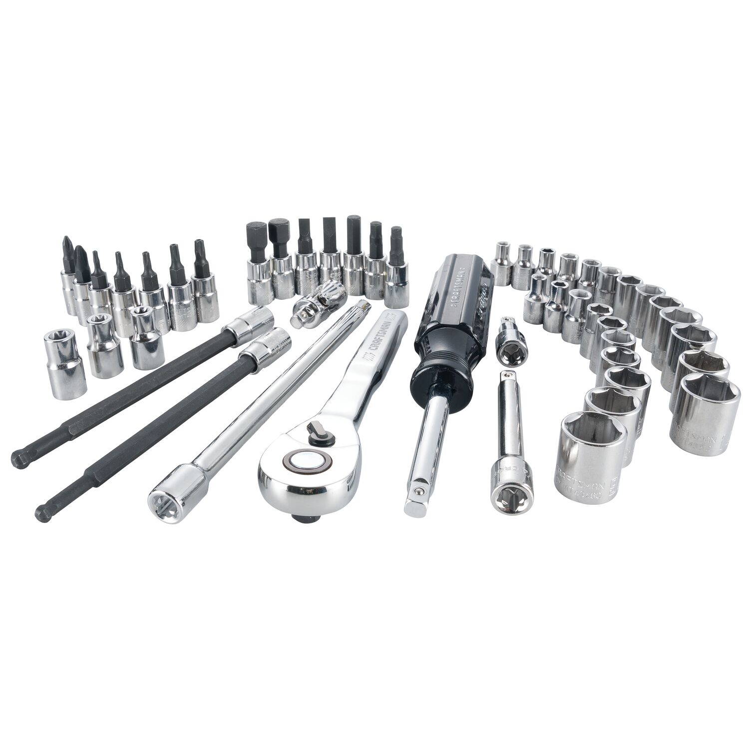 CRAFTSMAN 48-Piece Standard (SAE) and Metric Combination Polished