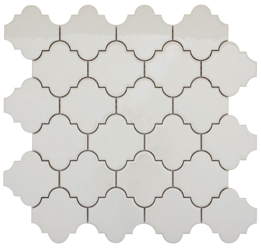 Emser Vogue 11-Pack Gray Ceramic Border Tile (10-in x 14-in)