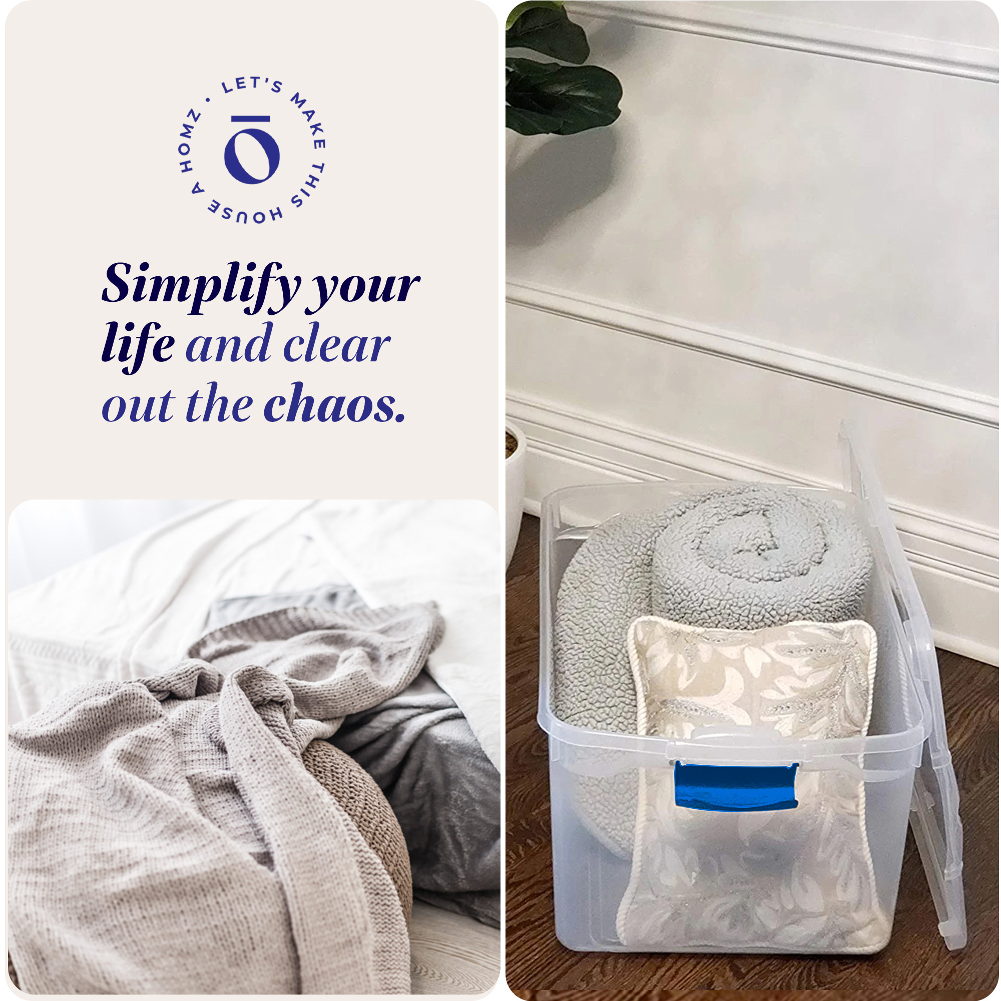 Homz Products 183881 Plastic-Storage-Totes - View #6