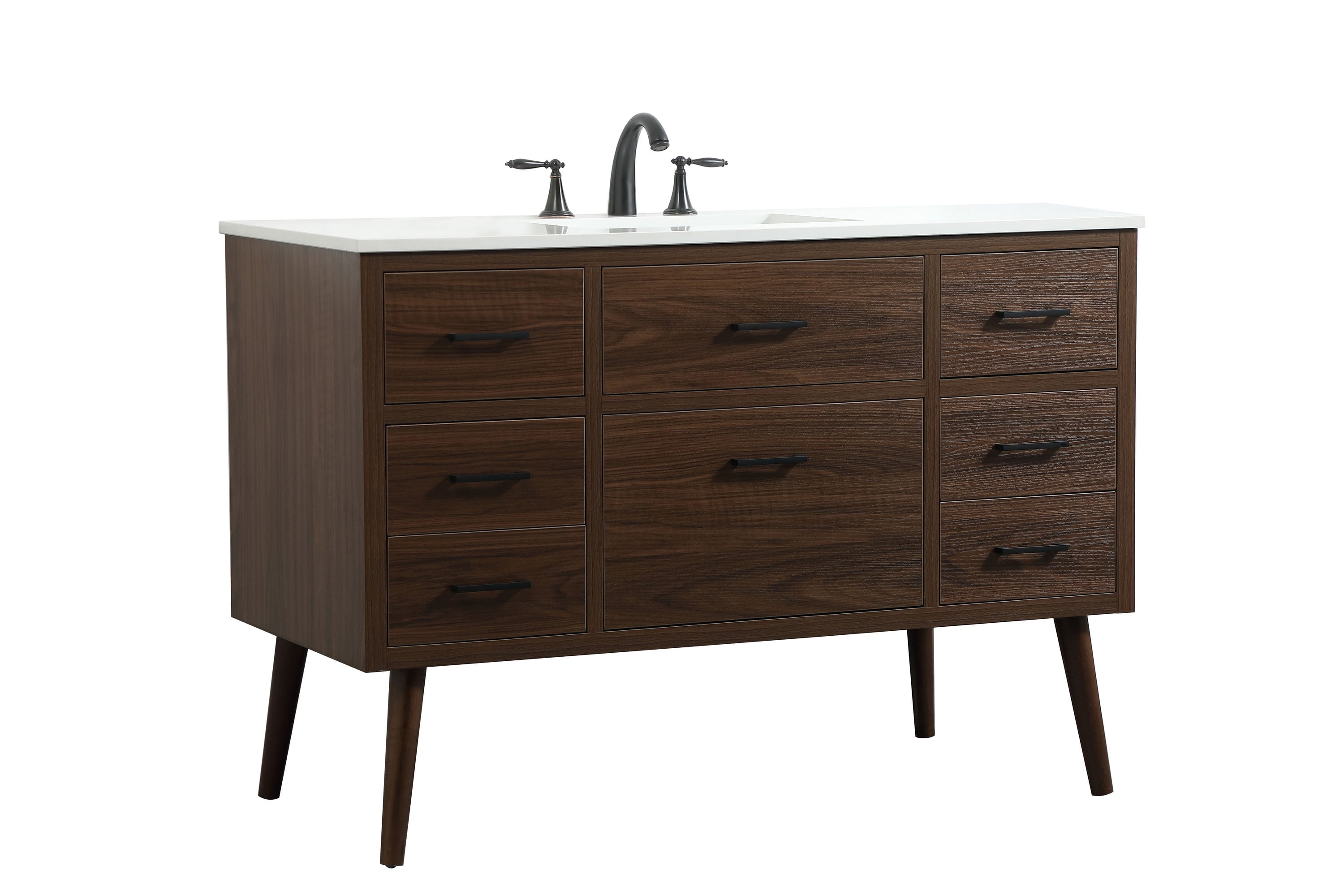 Elegant Decor HF123144MWT Bath-Vanity-Combo - View #8