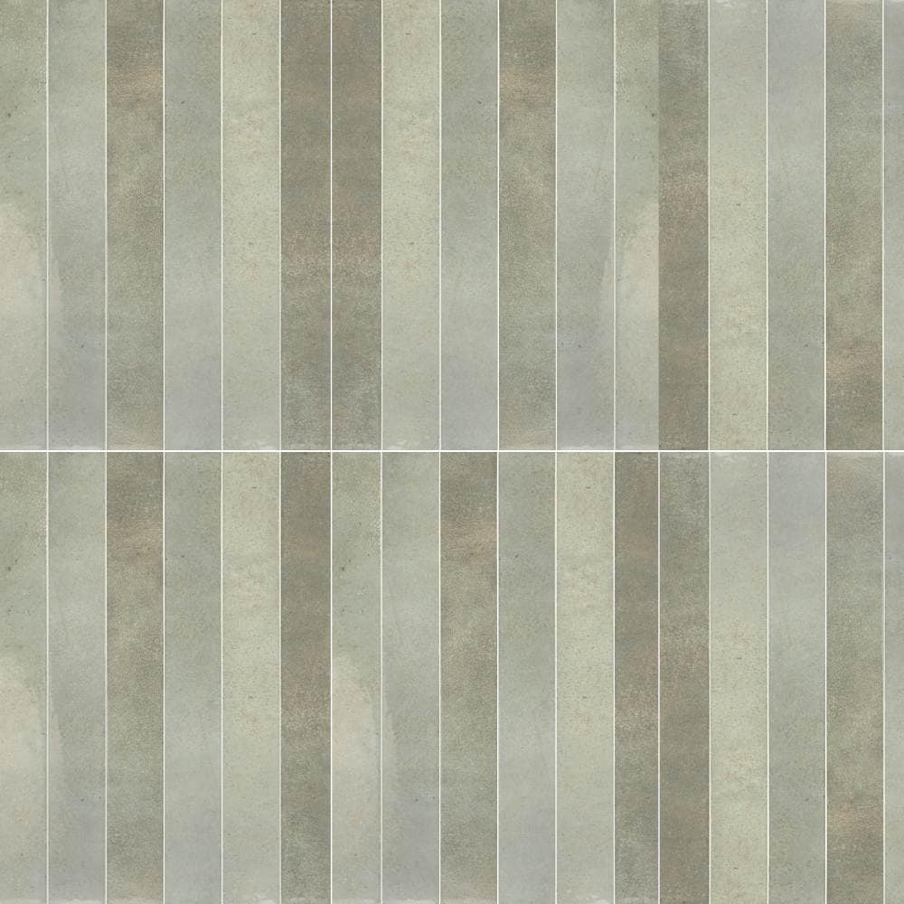 The Tile Life TVERT0216GF Vela Green Field 2-in x 16-in Glossy Porcelain Subway Wall Tile ( 10.76-sq ft Carton )