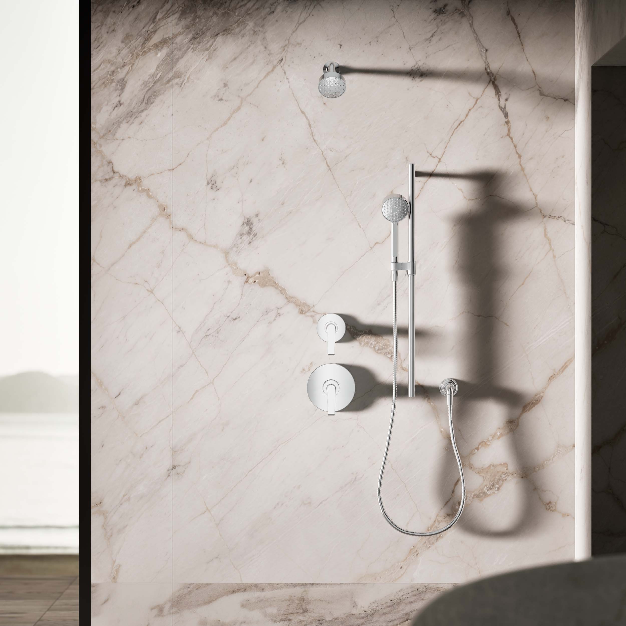 KOHLER K-72414-G-CP Fixed-Showerhead - View #9