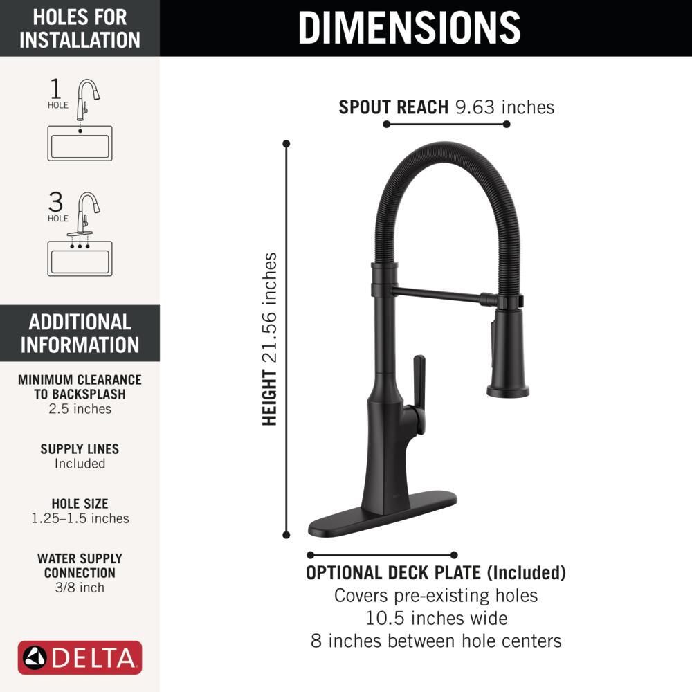 Delta 18887-BL-DST Kitchen-Faucets - View #4