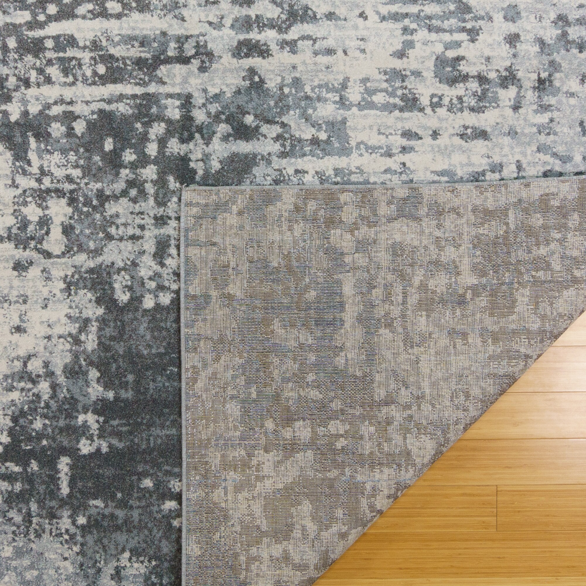 Origin 21 Abstract 5 X 7 Beige Ivory Indoor Distressed/Overdyed Area Rug in  the Rugs department at