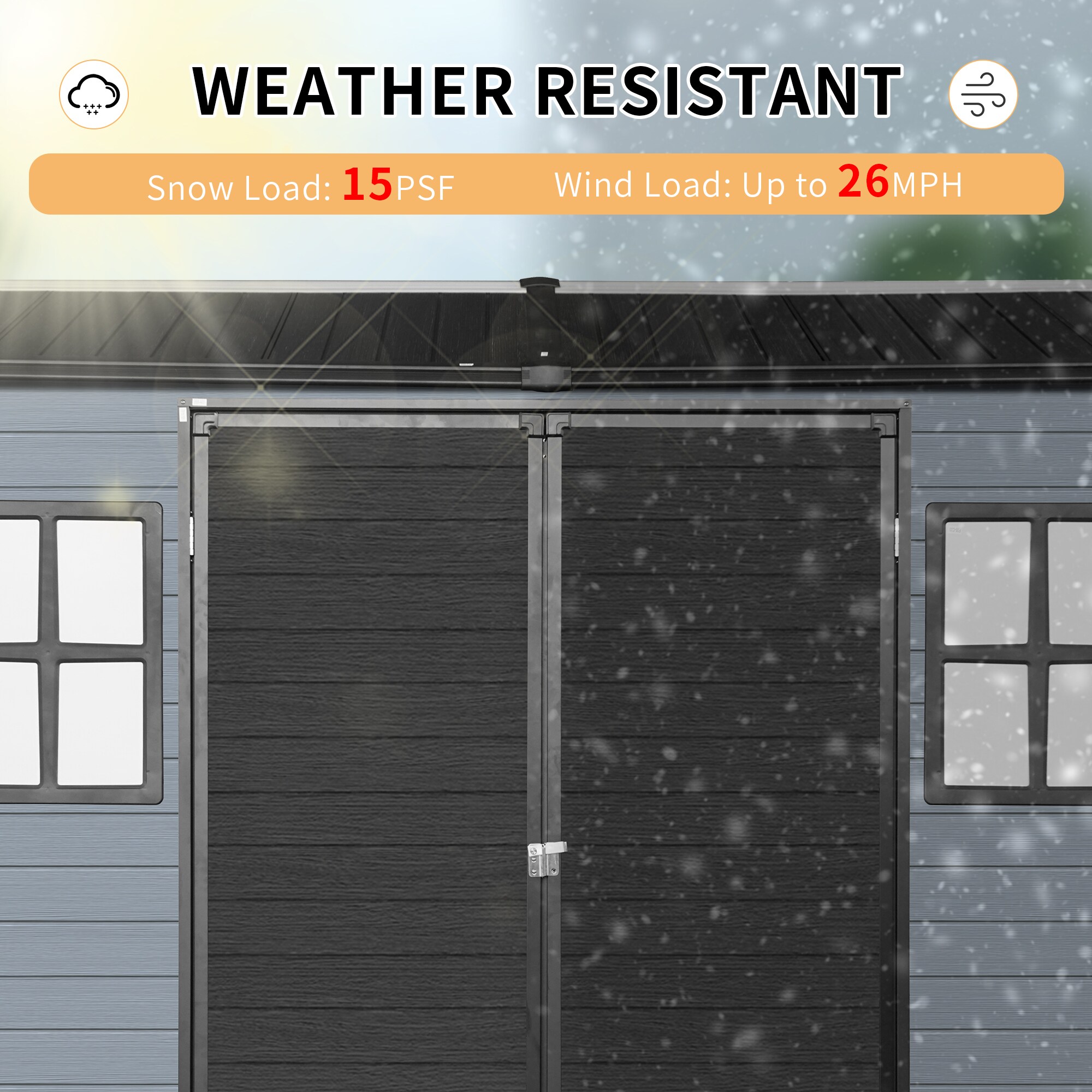 LOVMOR SF-WO-W2556S00010 Metal-Storage-Buildings-Sheds - View #5