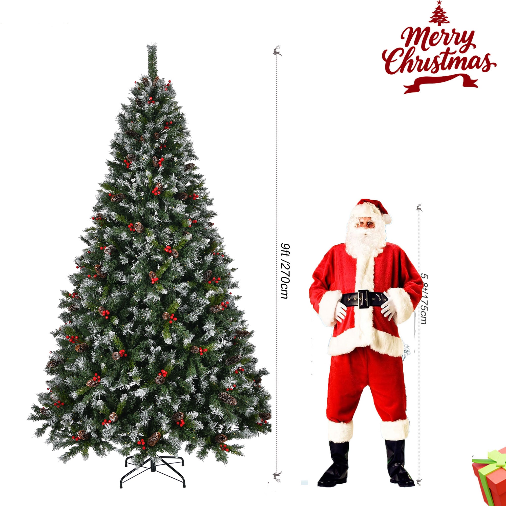 AAZJ NBC-CM64208UL Artificial-Christmas-Trees - View #11