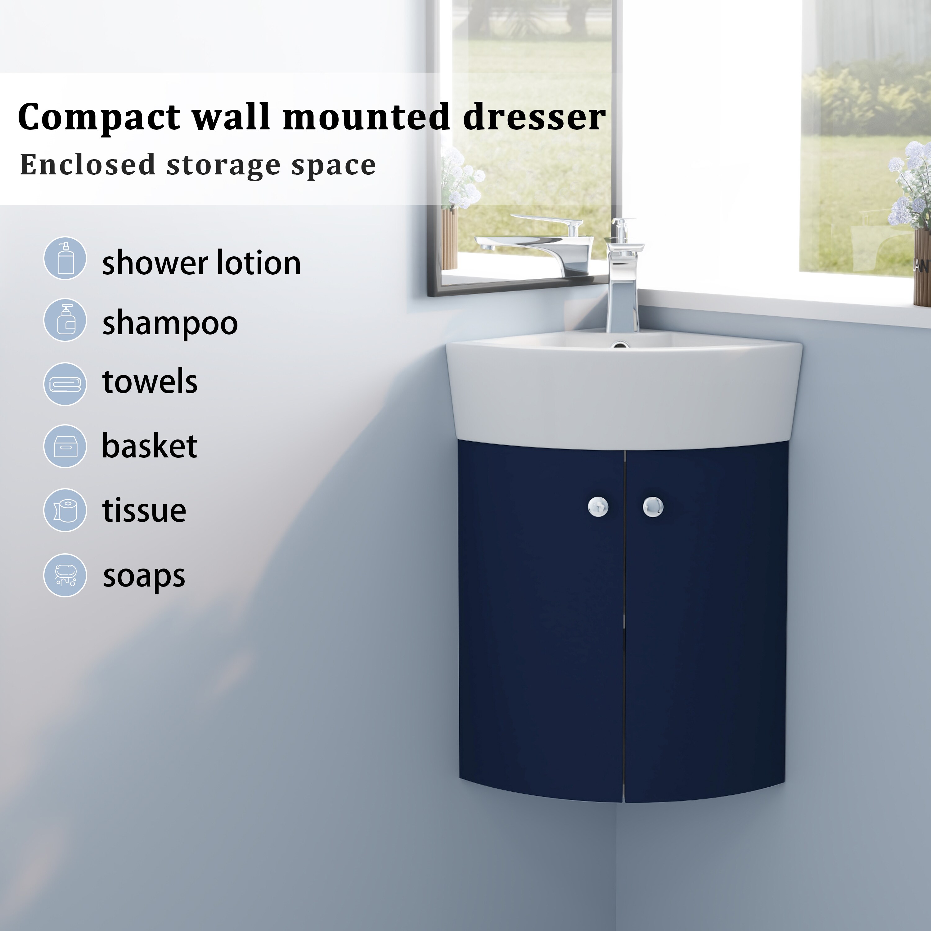 WELLFOR GLEM-70002 Bath-Vanity-Combo - View #13