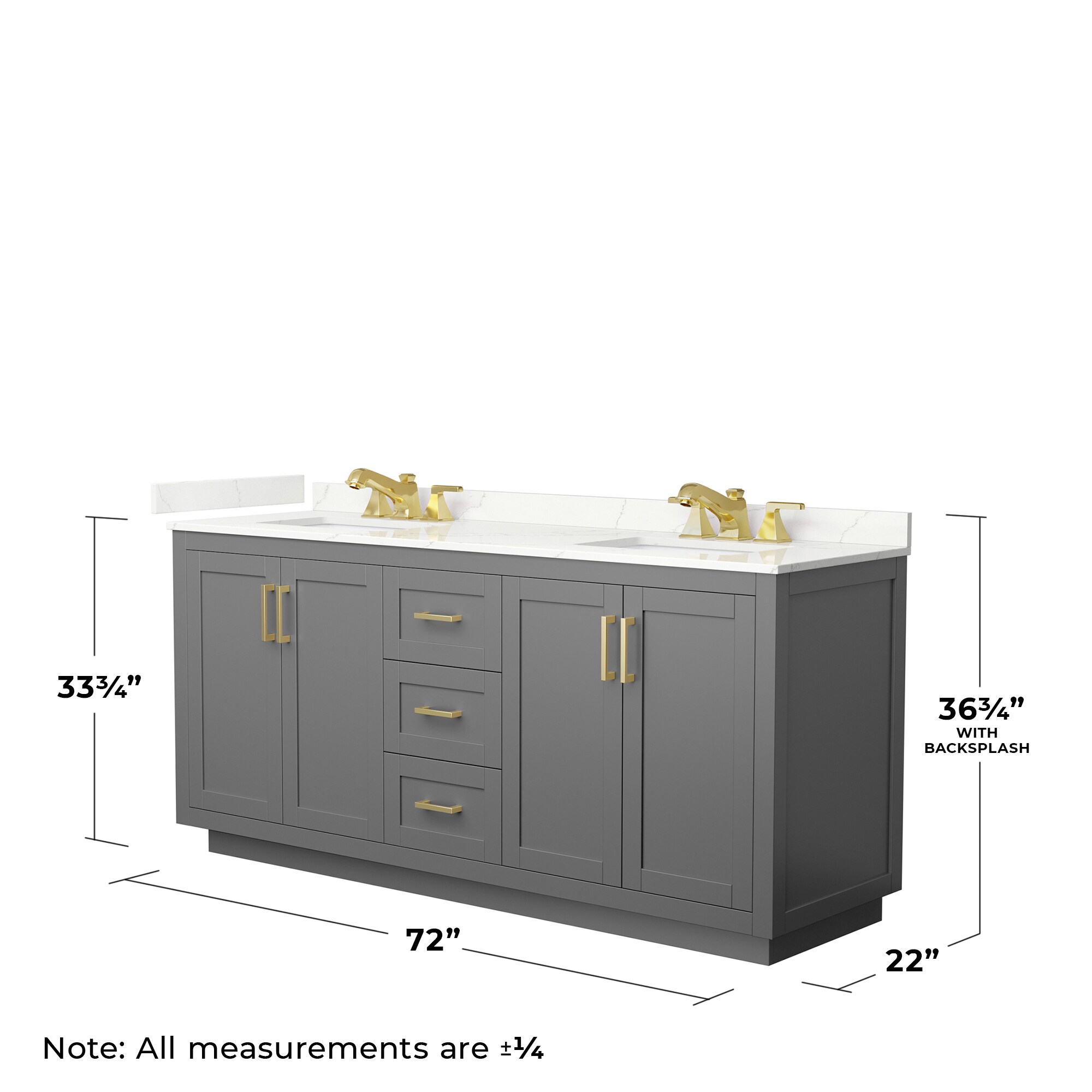Wyndham Collection WCF292972DGGGTUS3M70 Bath-Vanity-Combo - View #6