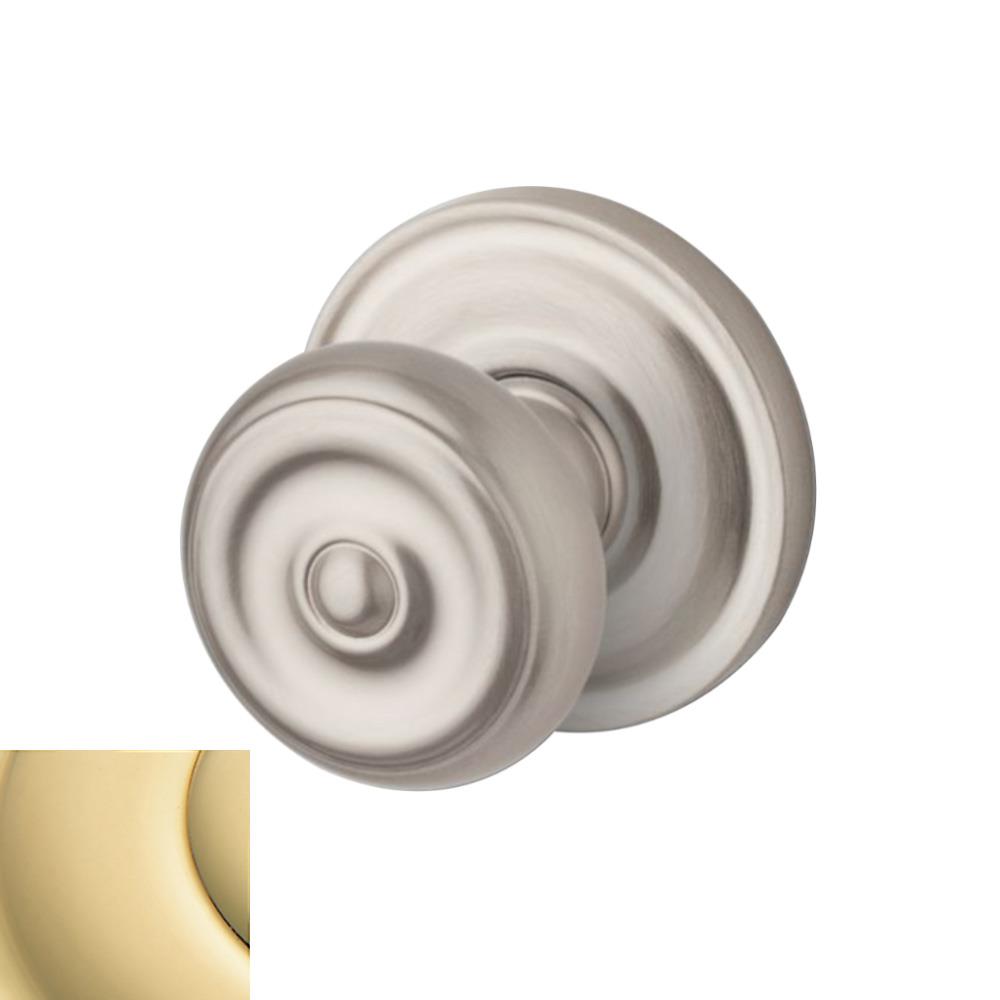 Baldwin 5020.030.PRIV Estate Colonial Polished Brass Bed/Bath No Deadbolt Privacy Door Knob