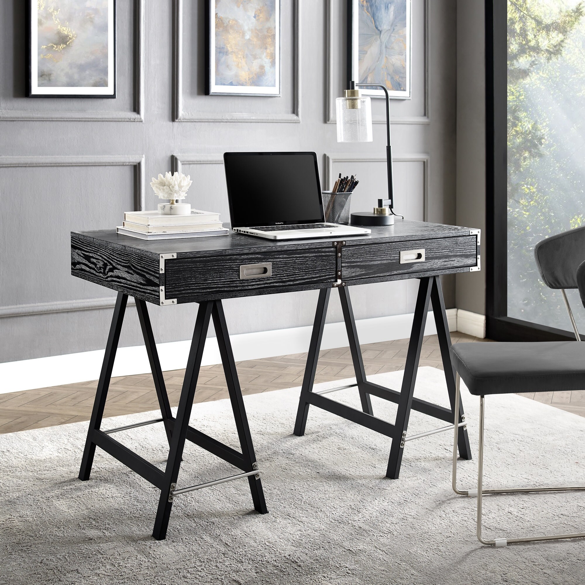 Inspired Home DK199-09BK-LS desks - View #2