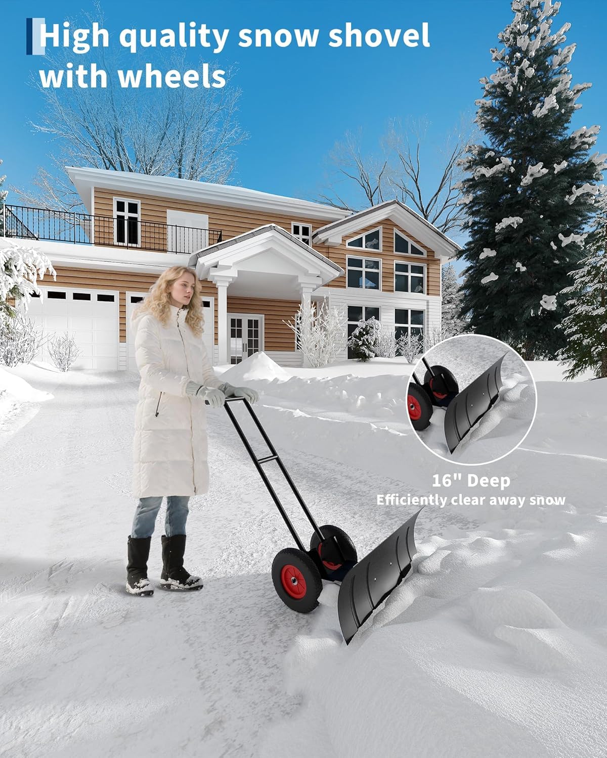 IdealHouse JOEY-0T2YSCAW3MQB Snow-Shovels - View #2