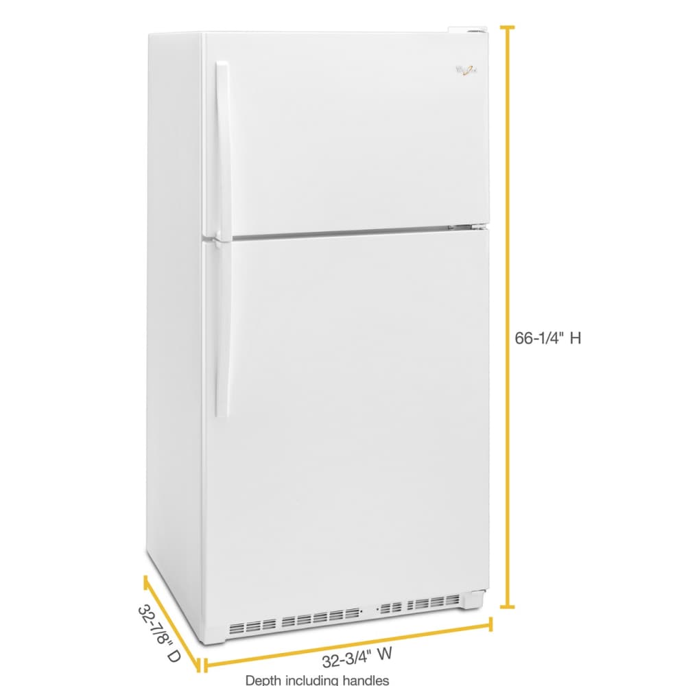 Whirlpool WRT311FZDW Top-Freezer-Refrigerators - View #3