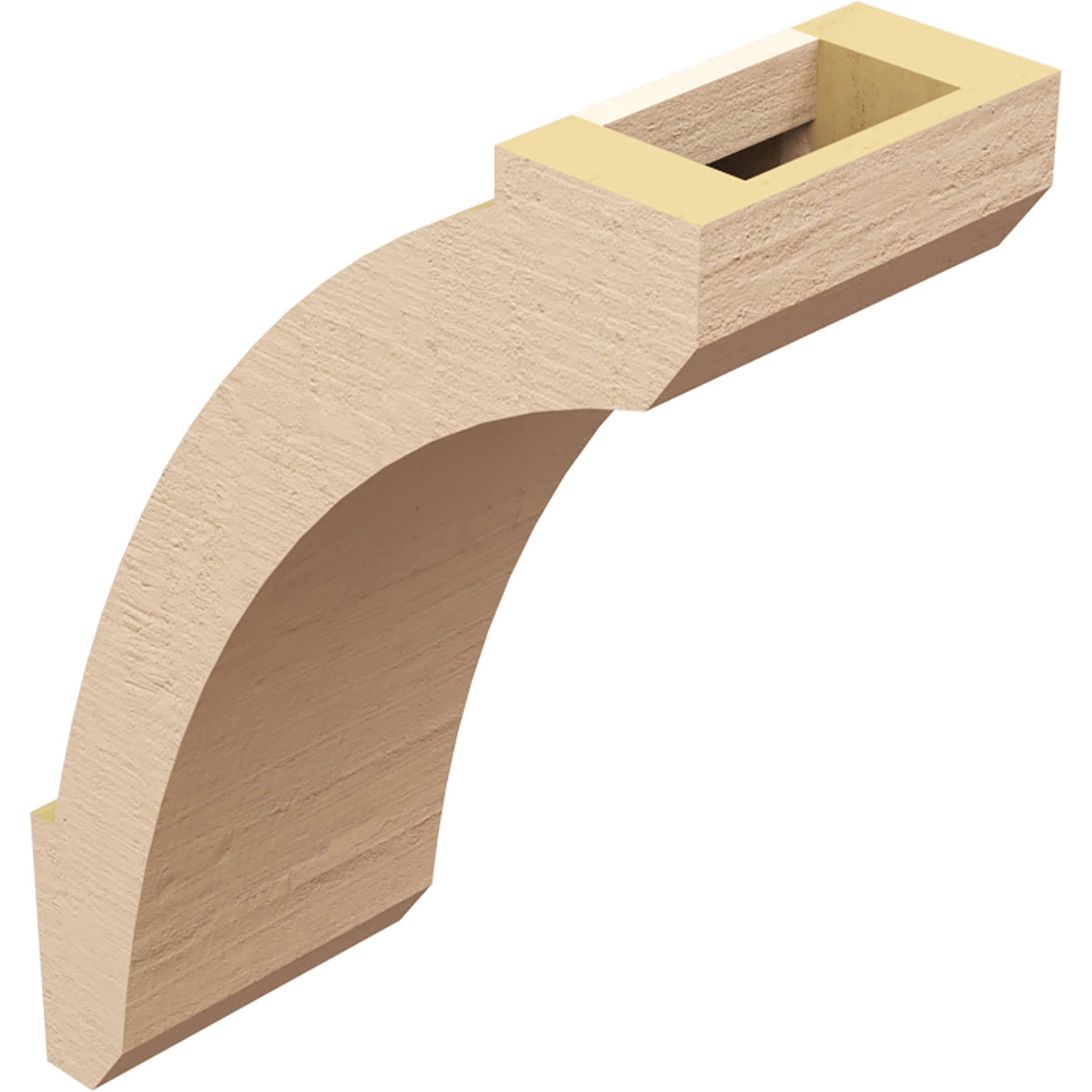 Ekena Millwork BRCUR05X10X14LFTRCPR braces - View #12