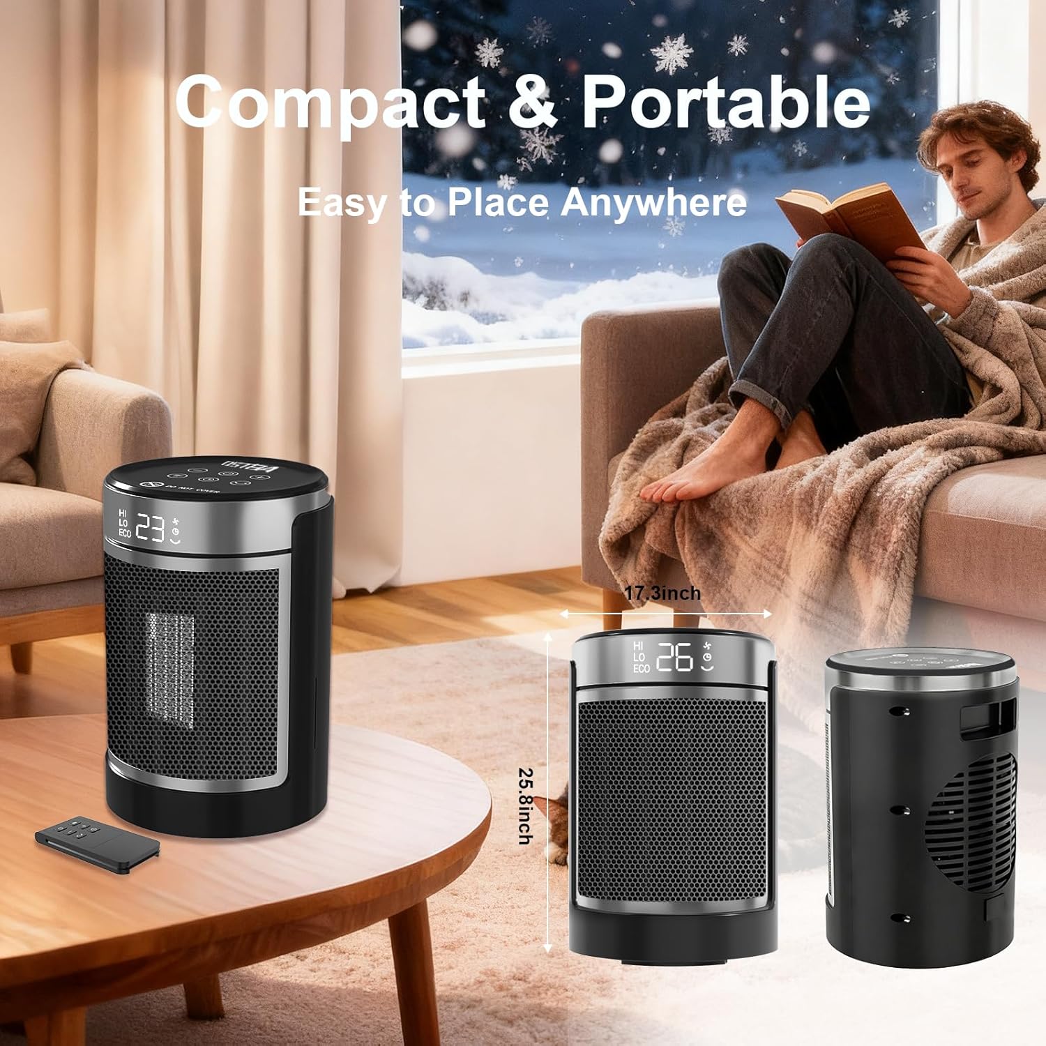 OSTBA PTC-907B Portable-Electric-Heat - View #4