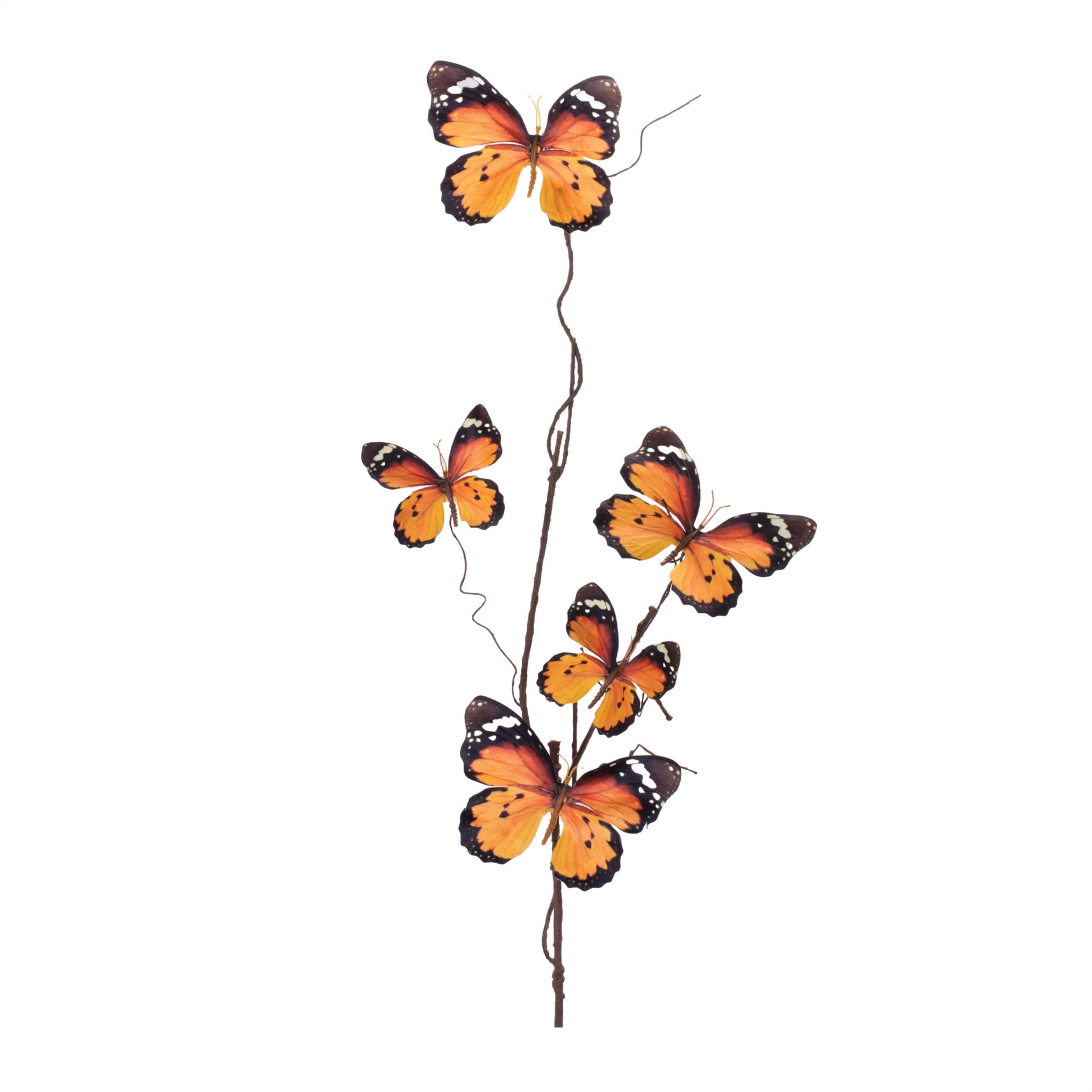 Melrose International Butterfly Twig Spray (Set of 6)