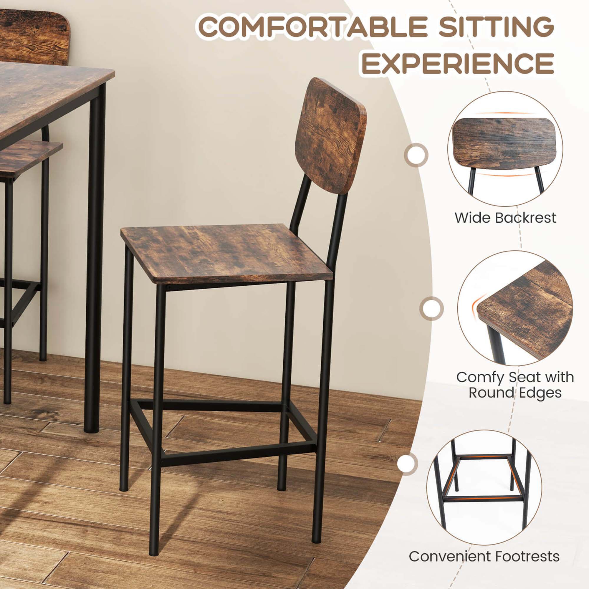 Goplus HCST00102 Dining-Sets - View #6