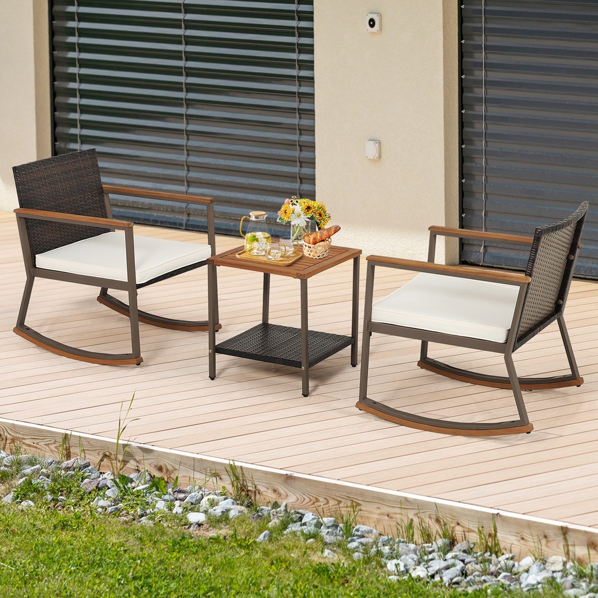 Costway HW70901WH Patio-Conversation-Sets - View #5