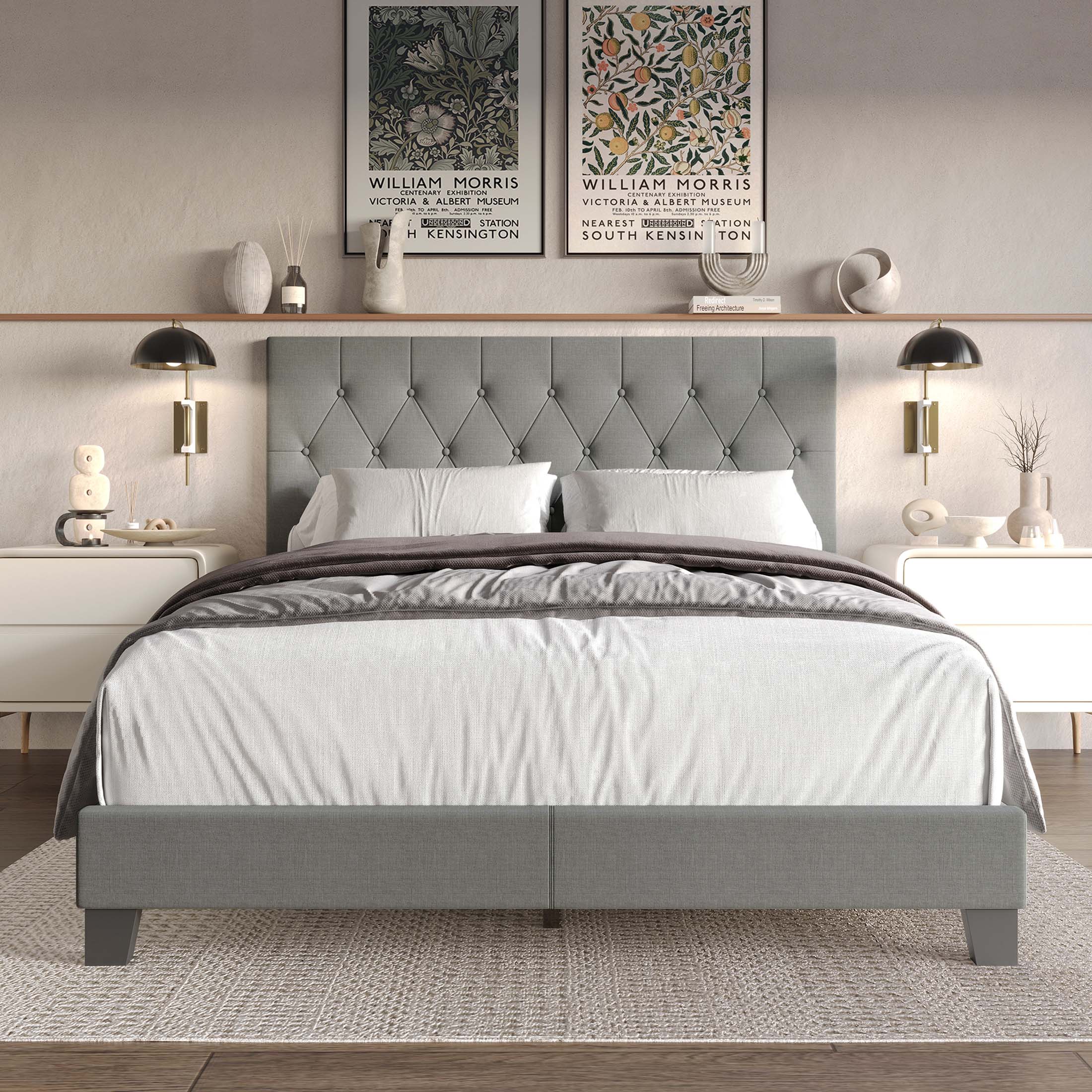 CasePiece C8449FUB-LGY-LN beds - View #2