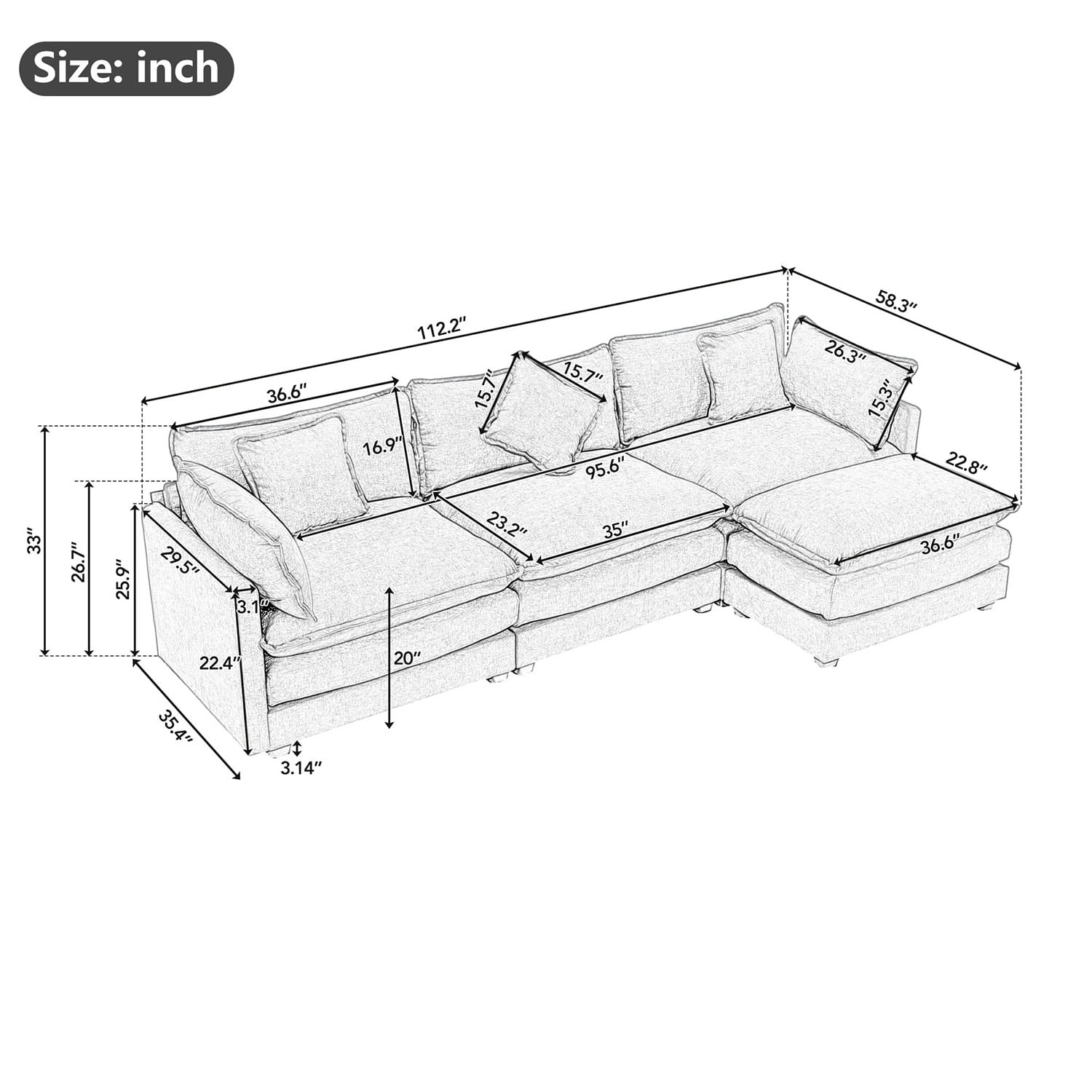 Bybafun YA3700372 Sofas-Loveseats - View #6
