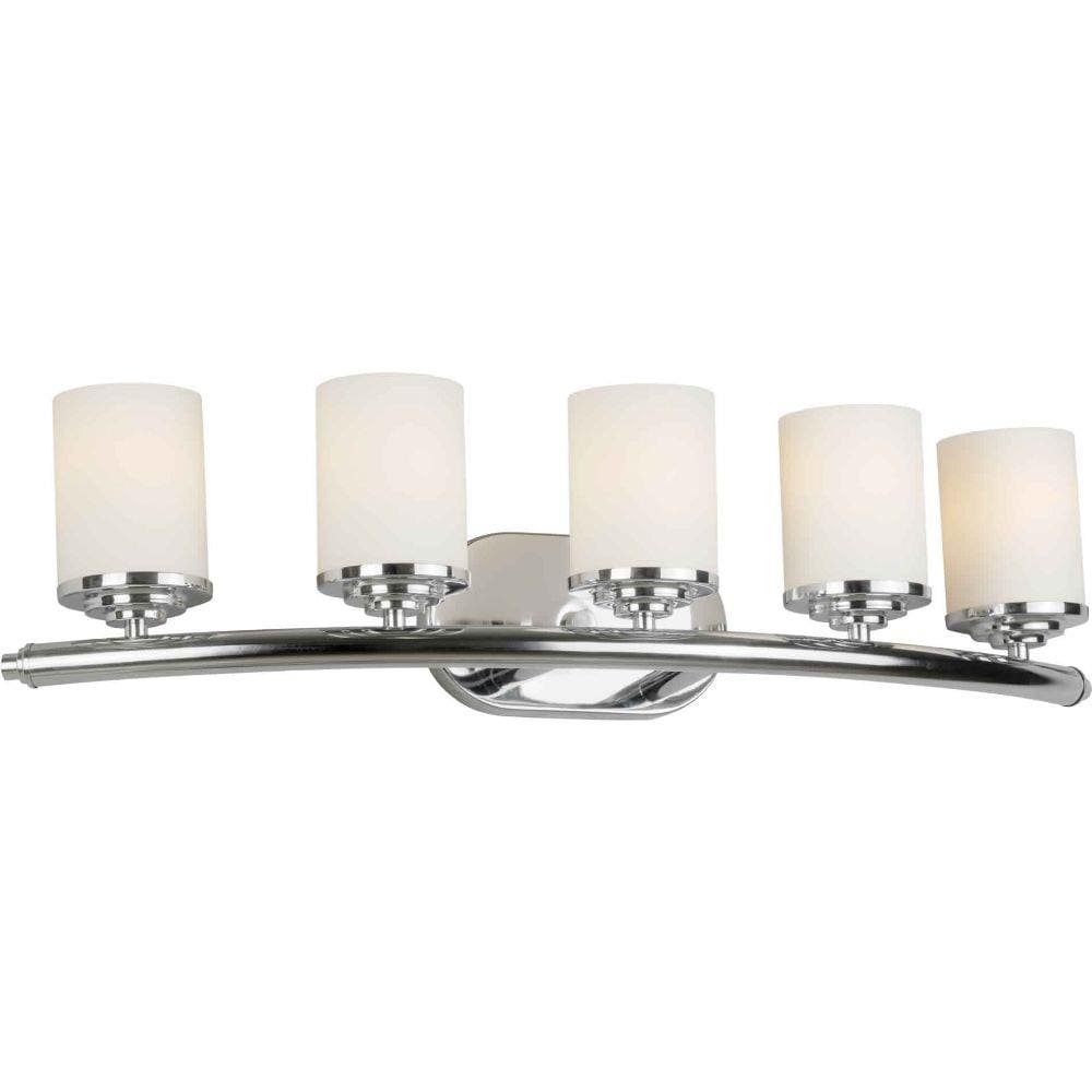  LW-FT510757 29-in 5-Light Chrome Transitional Vanity Light Bar