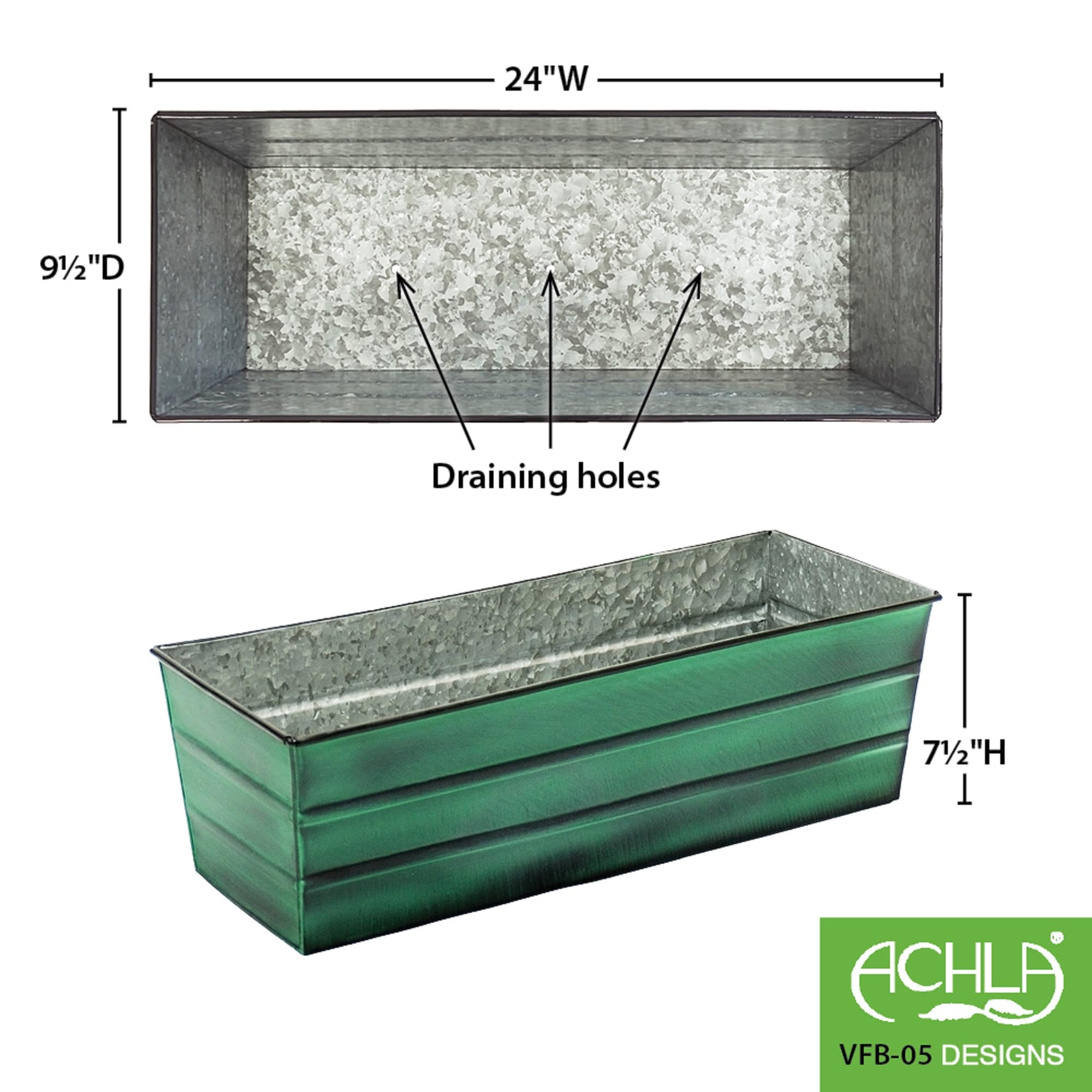 ACHLA Designs 121-0023 Planter-Window-Box - View #3