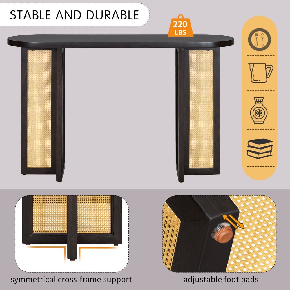 Coolbibila MYA-CONSOLE-ESPRESSO Console-Sofa-Tables - View #6