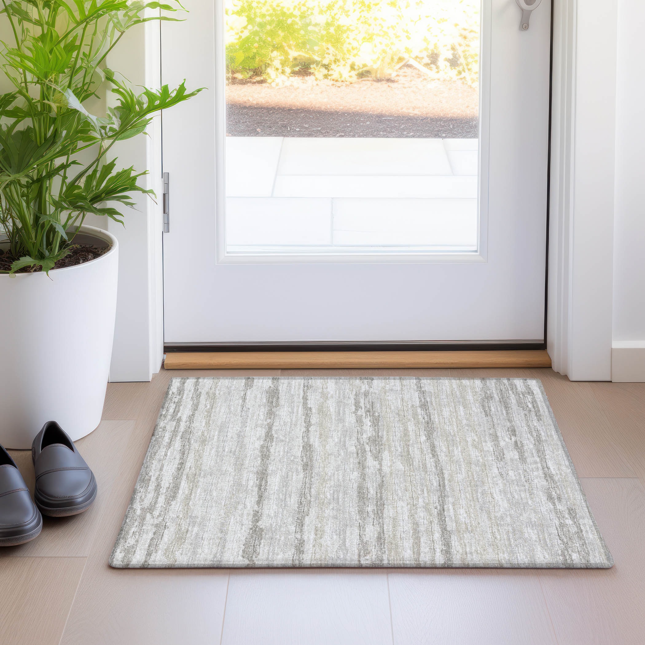Addison Rugs AMF75BA20X30 Mayfield AMF75BA 2 x 3 (ft) Loomed Polyester Baja Rectangular Indoor Abstract Machine washable Area rug