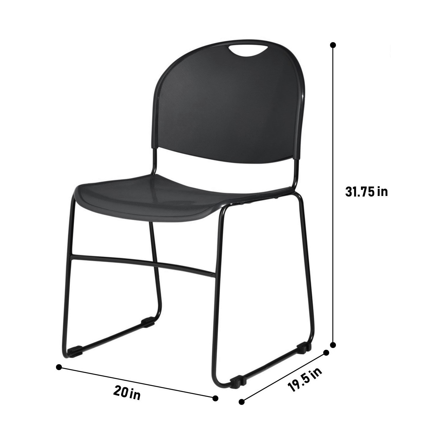 Hampden Furnishings HMD850CBK/4 chairs - View #6