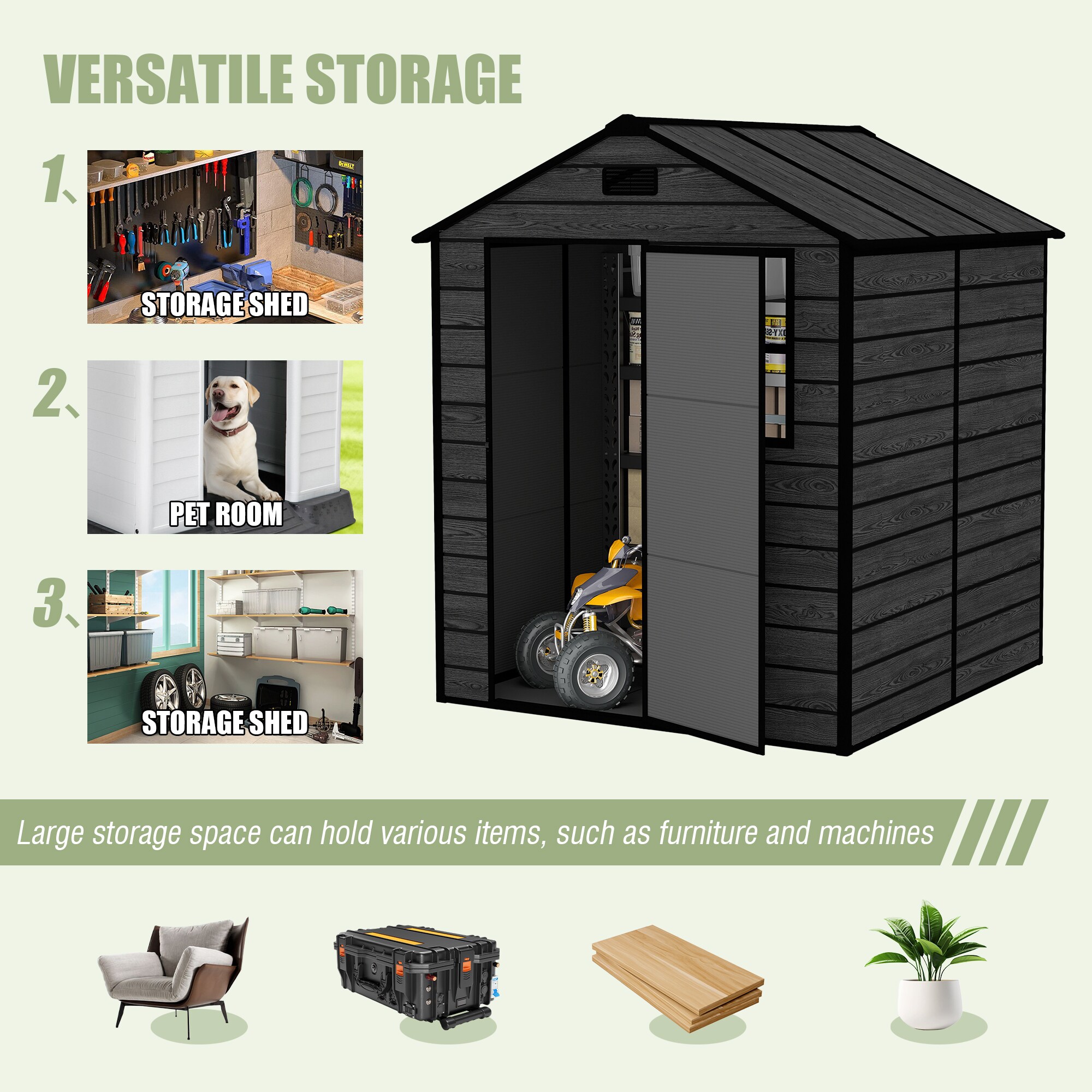 Tatayosi JL98S00029 Vinyl-Resin-Storage-Buildings - View #7