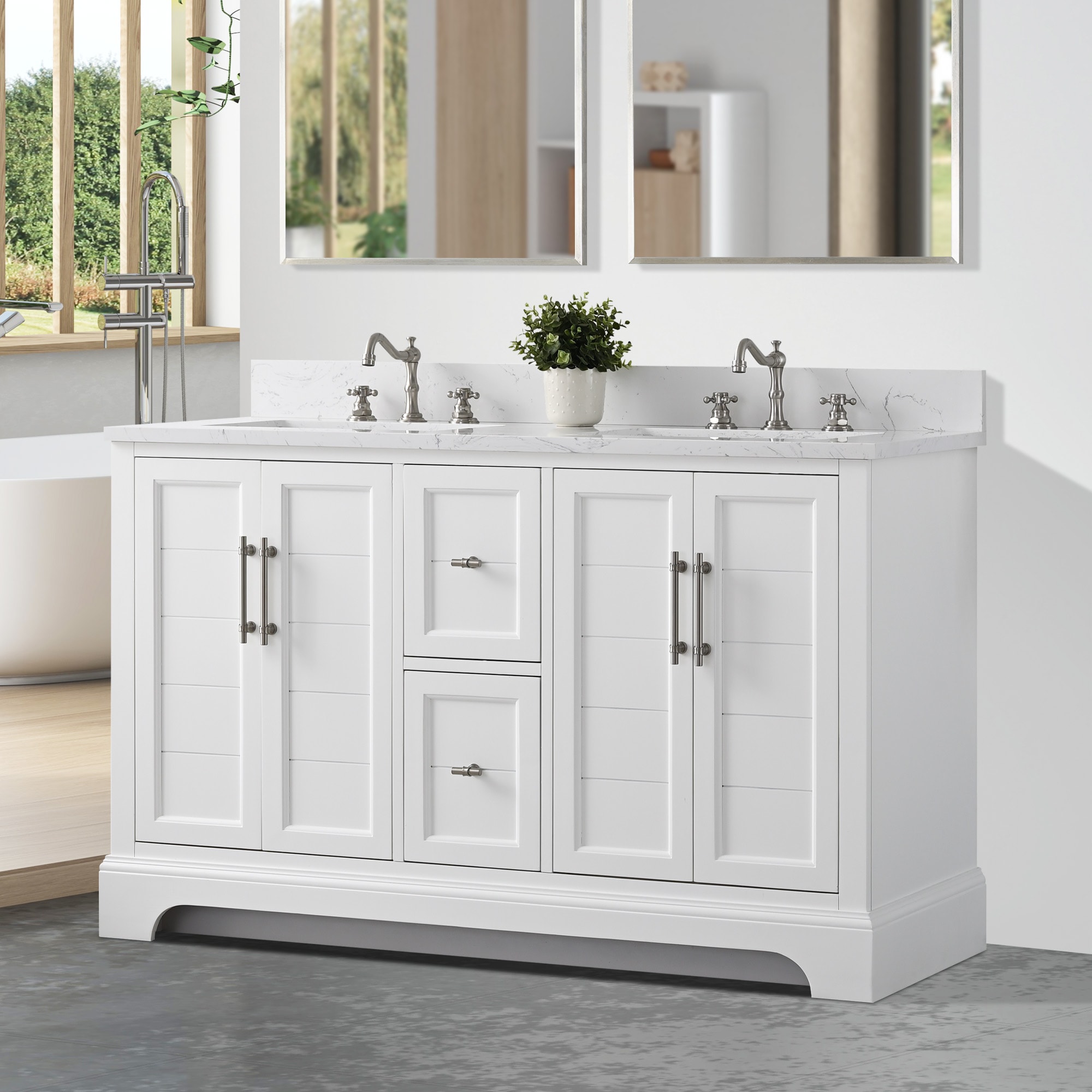 Vanity Art VA5054-W Bath-Vanity-Combo - View #2