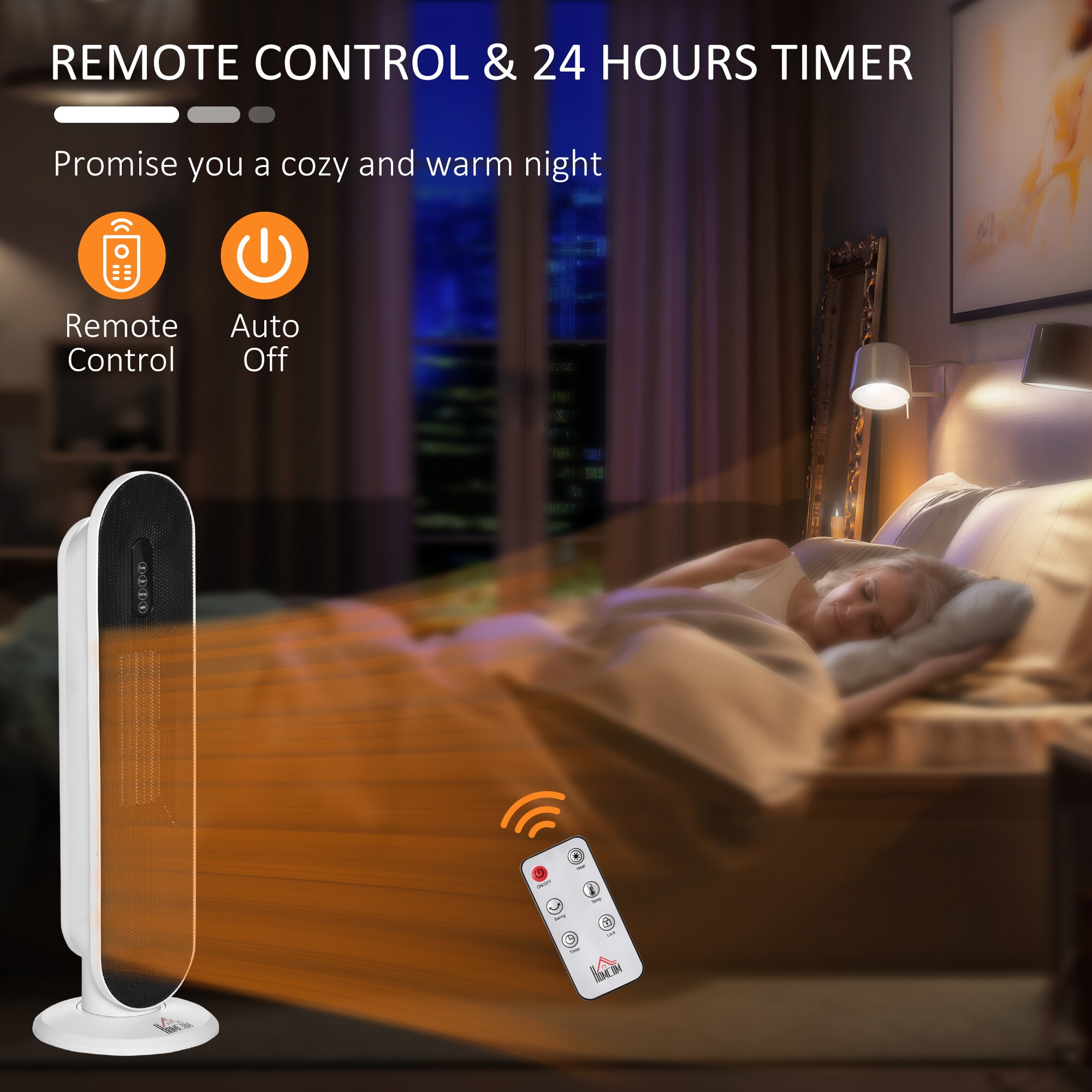 HomCom 820-281V81 Portable-Electric-Heat - View #7