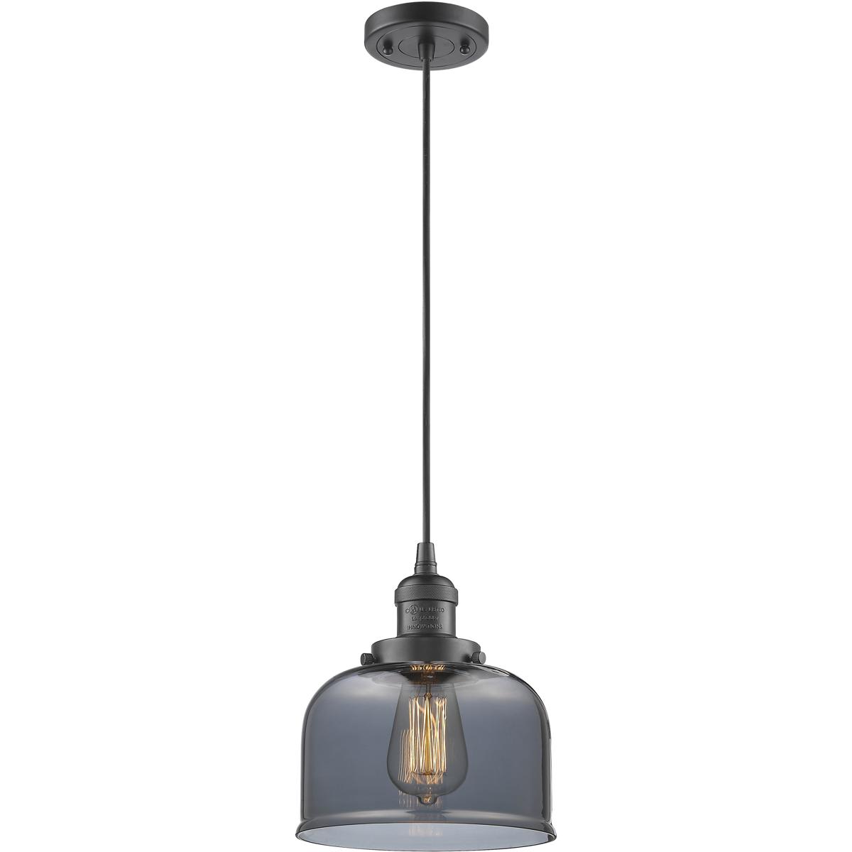 Innovations Lighting 1354143 201C-OB-G73-LED Franklin Restoration Bell Mini Pendant
