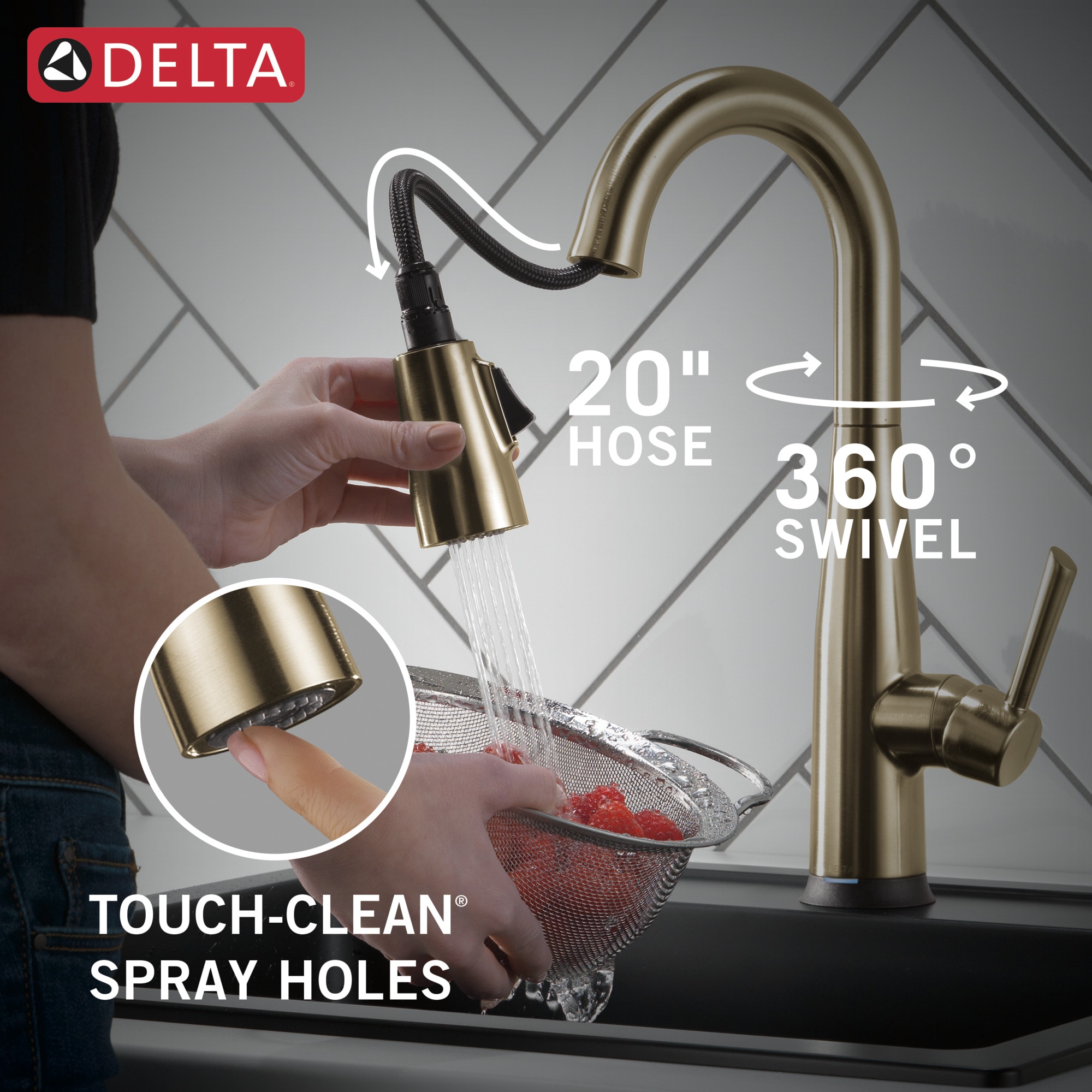 Delta 9913T-CZ-DST Kitchen-Faucets - View #6